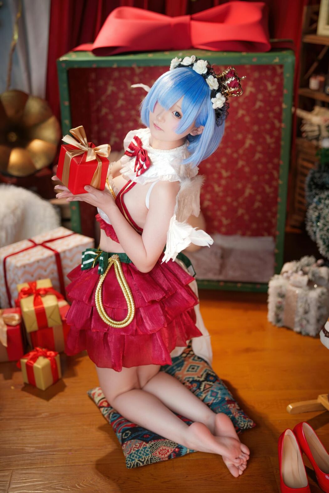 Coser@Seele麦麦 – 蕾姆 圣诞物语 (64P)
