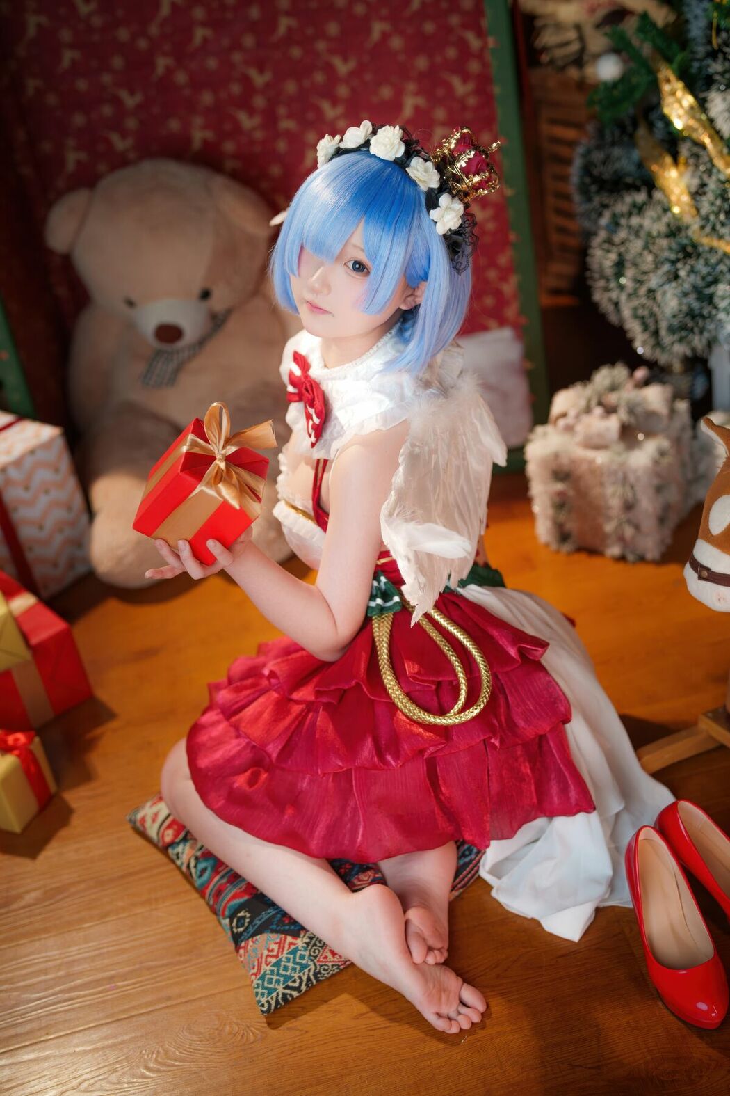 Coser@Seele麦麦 – 蕾姆 圣诞物语 (64P)