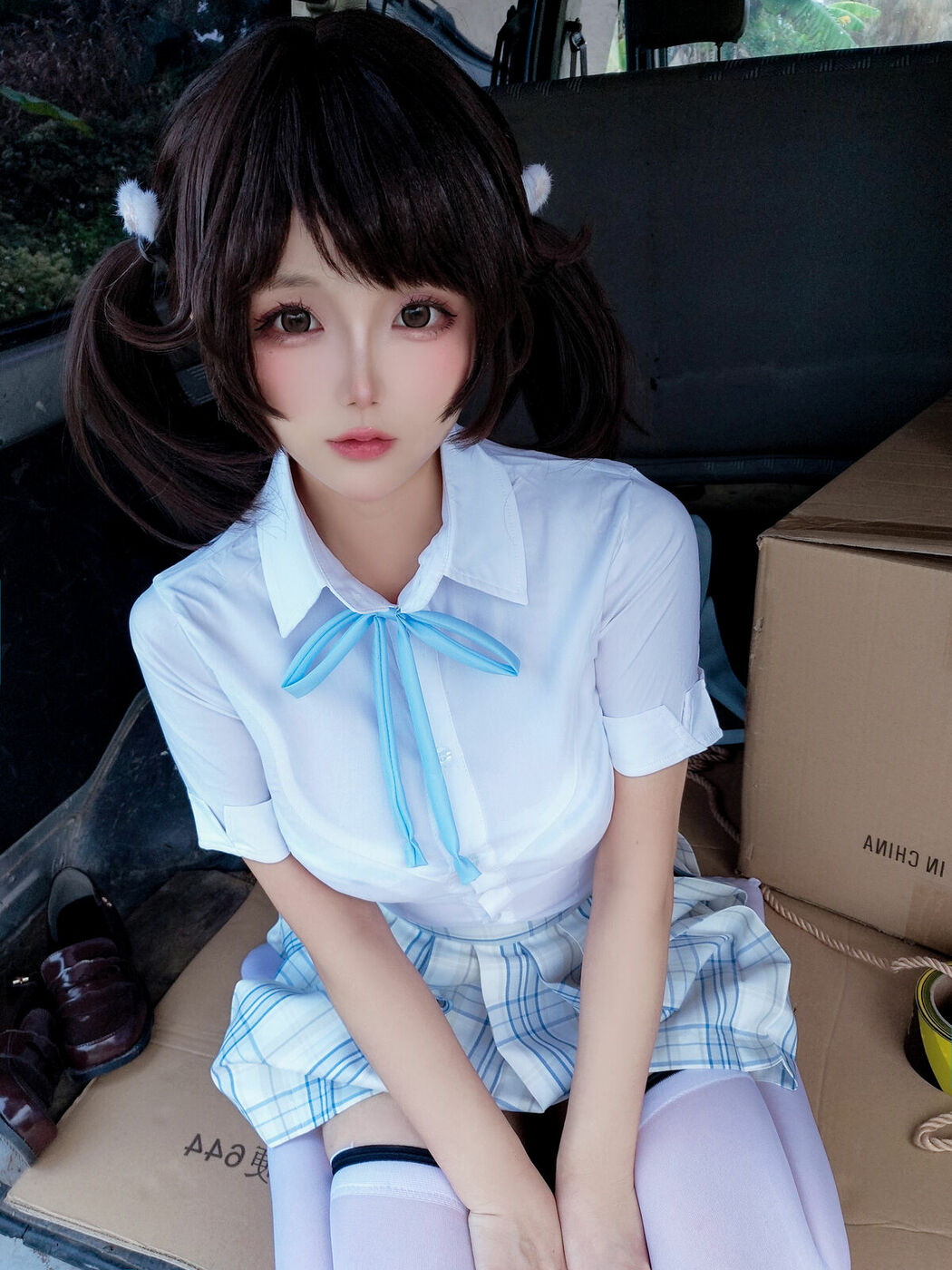 Coser@日奈娇 – 女高 Part02 (63P)