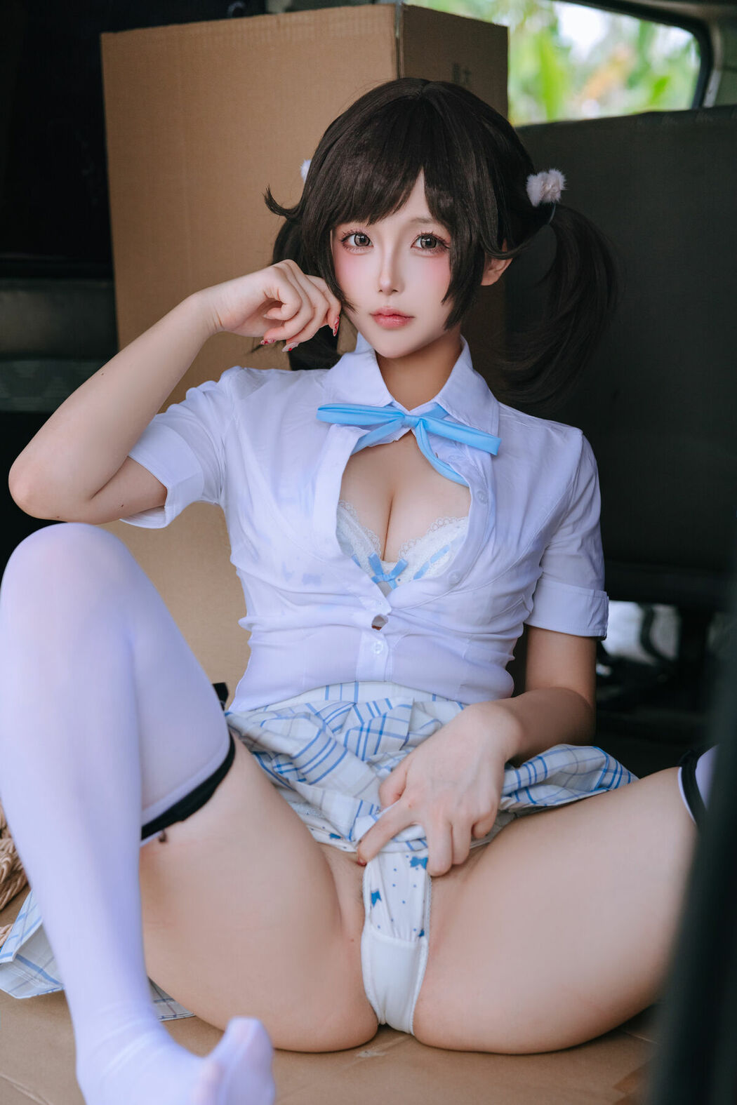 Coser@日奈娇 – 女高 Part02 (63P)