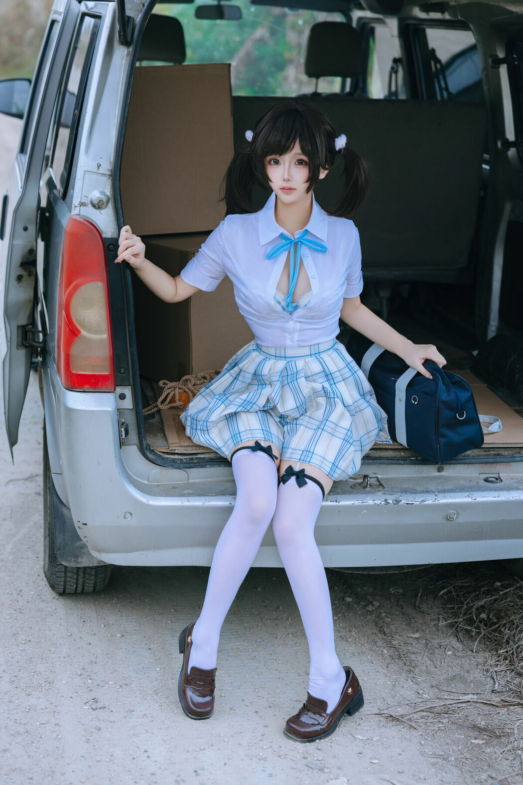 Coser@日奈娇 – 女高 Part02 (63P)