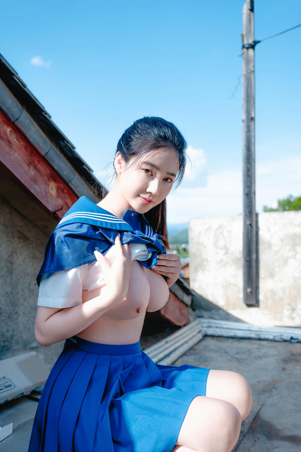 Coser@年年Nnian – 泡沫之夏JK (79P)
