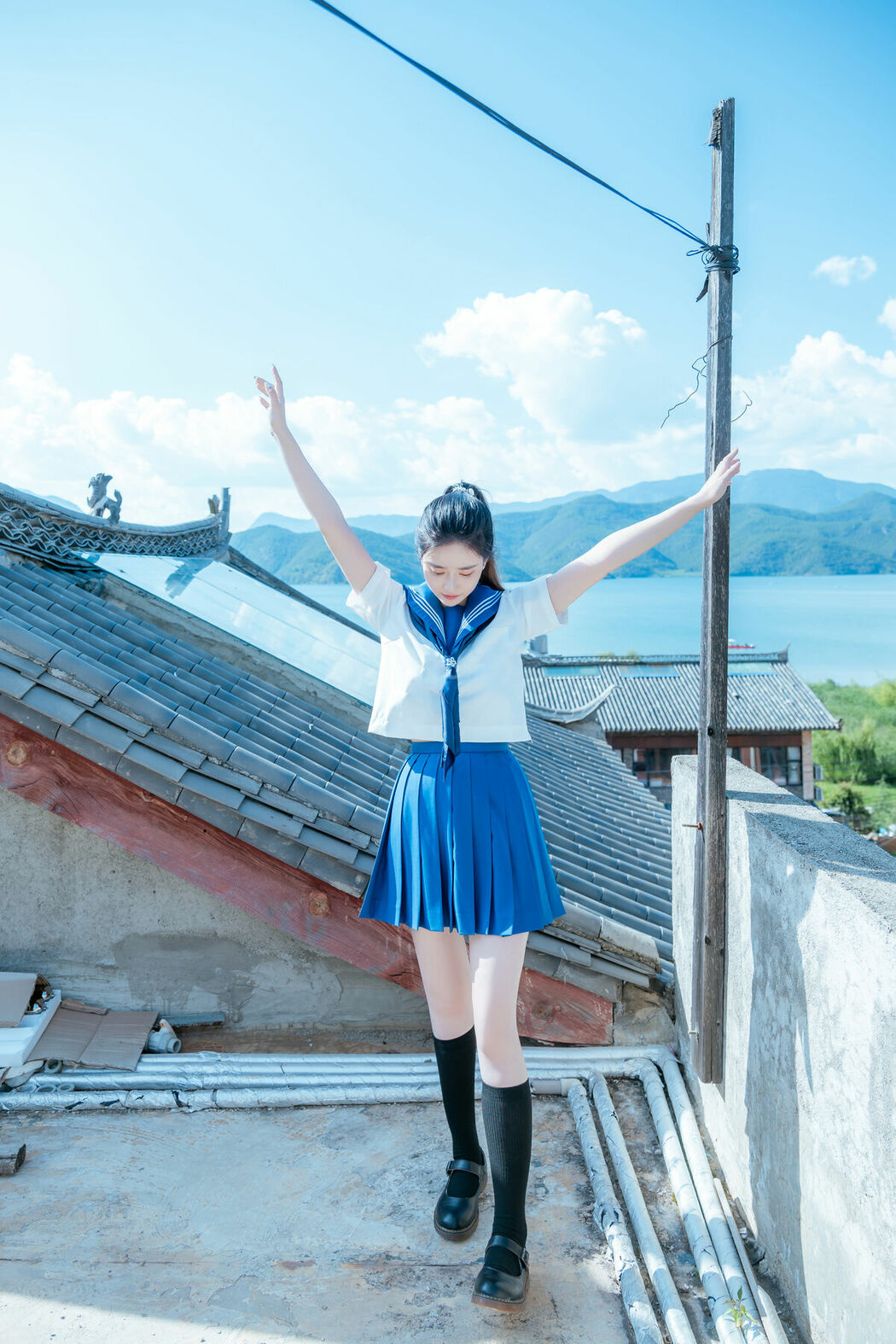 Coser@年年Nnian – 泡沫之夏JK (79P)
