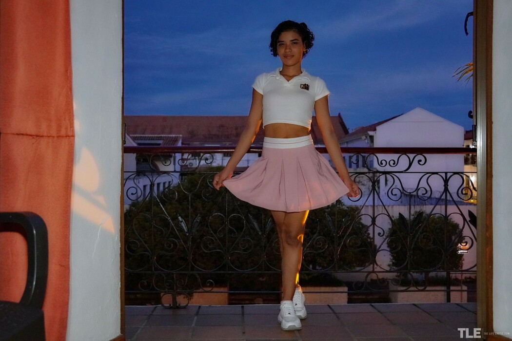 Sofia GH Shows Off Her Curvy Figure In A Panties Striptease Outdoors Cover Photo