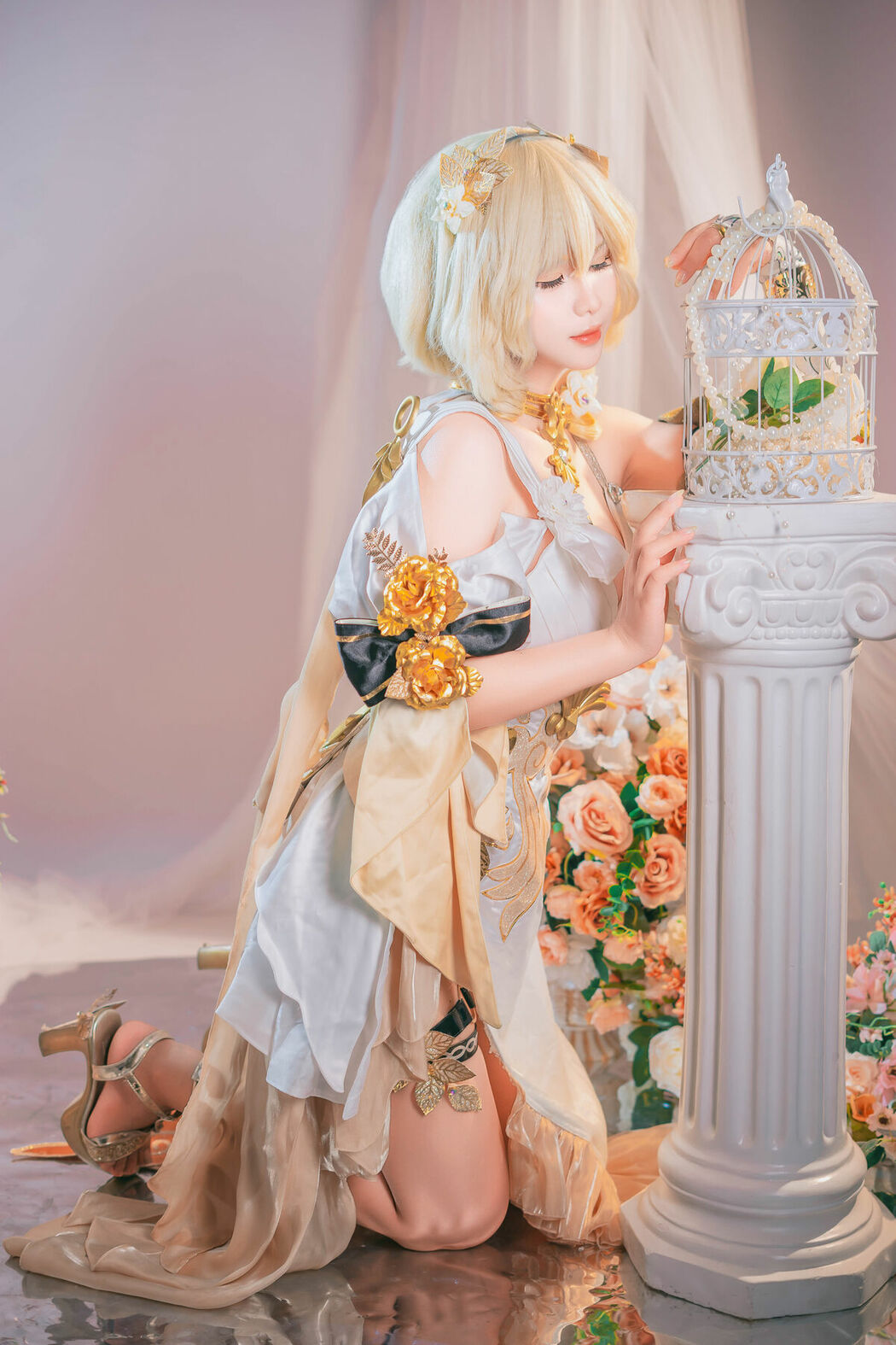 Coser@Pyon – Pyoncos ピオン Aglaea HonkaiStar Rail 崩铁 阿格莱雅 Part01 (51P – 3V)