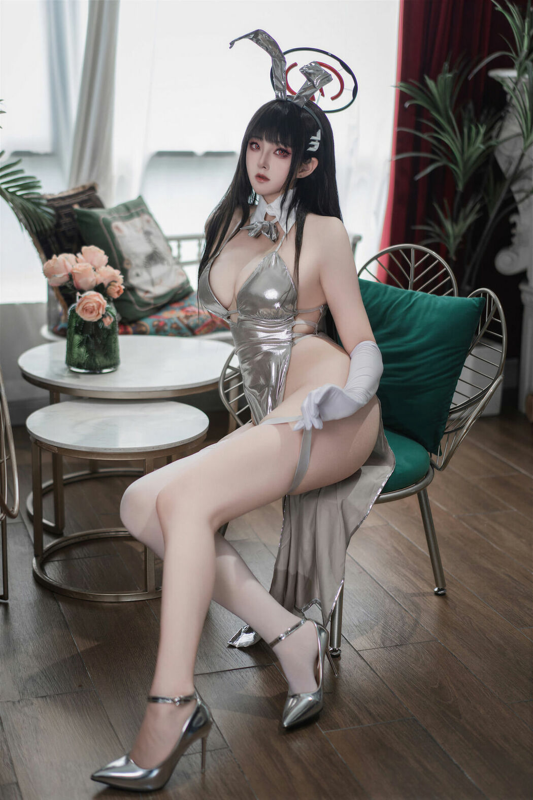 Coser@Natsuko夏夏子 – 蔚蓝档案 调月莉音礼服 (73P)