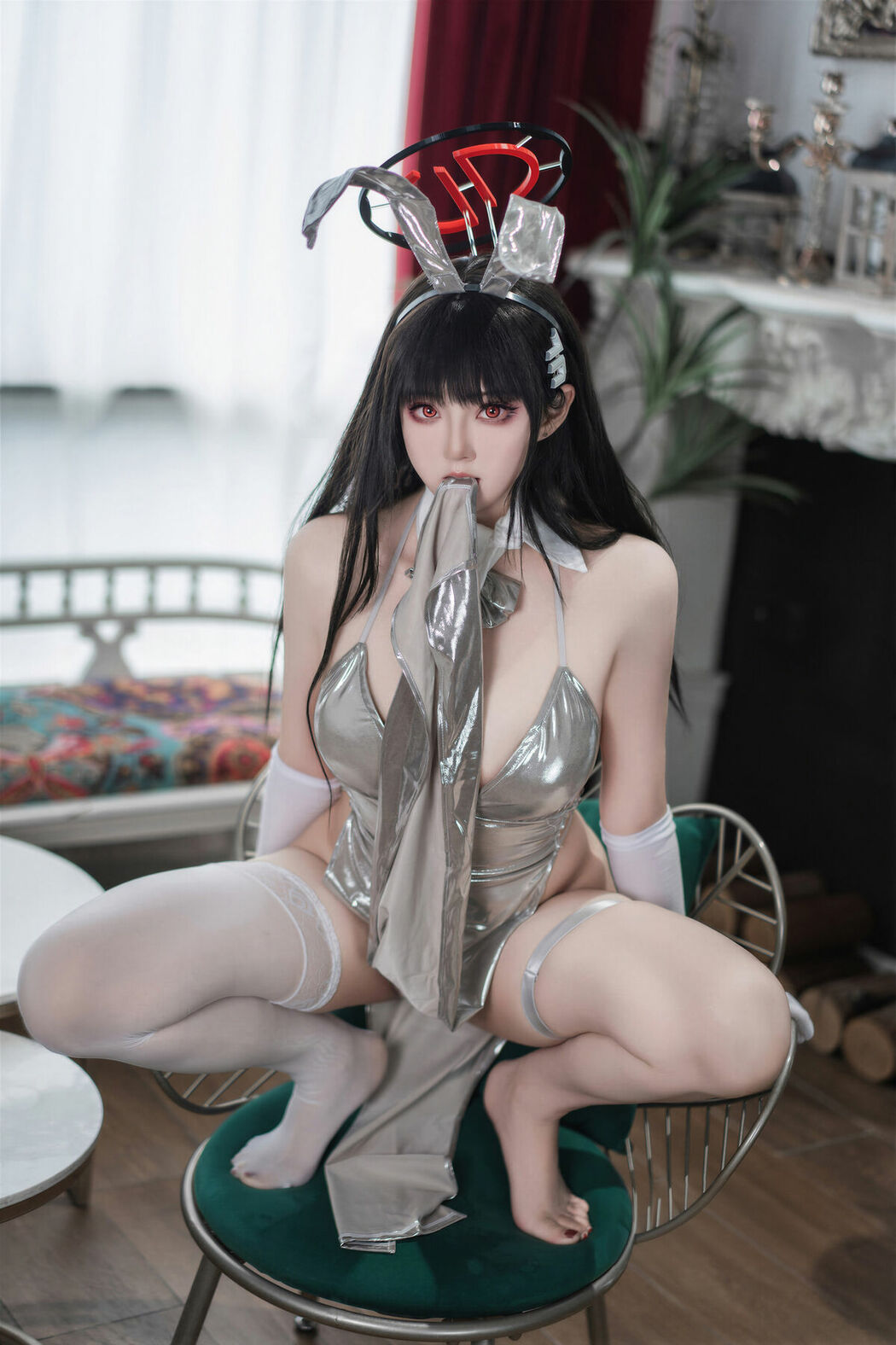 Coser@Natsuko夏夏子 – 蔚蓝档案 调月莉音礼服 (73P)