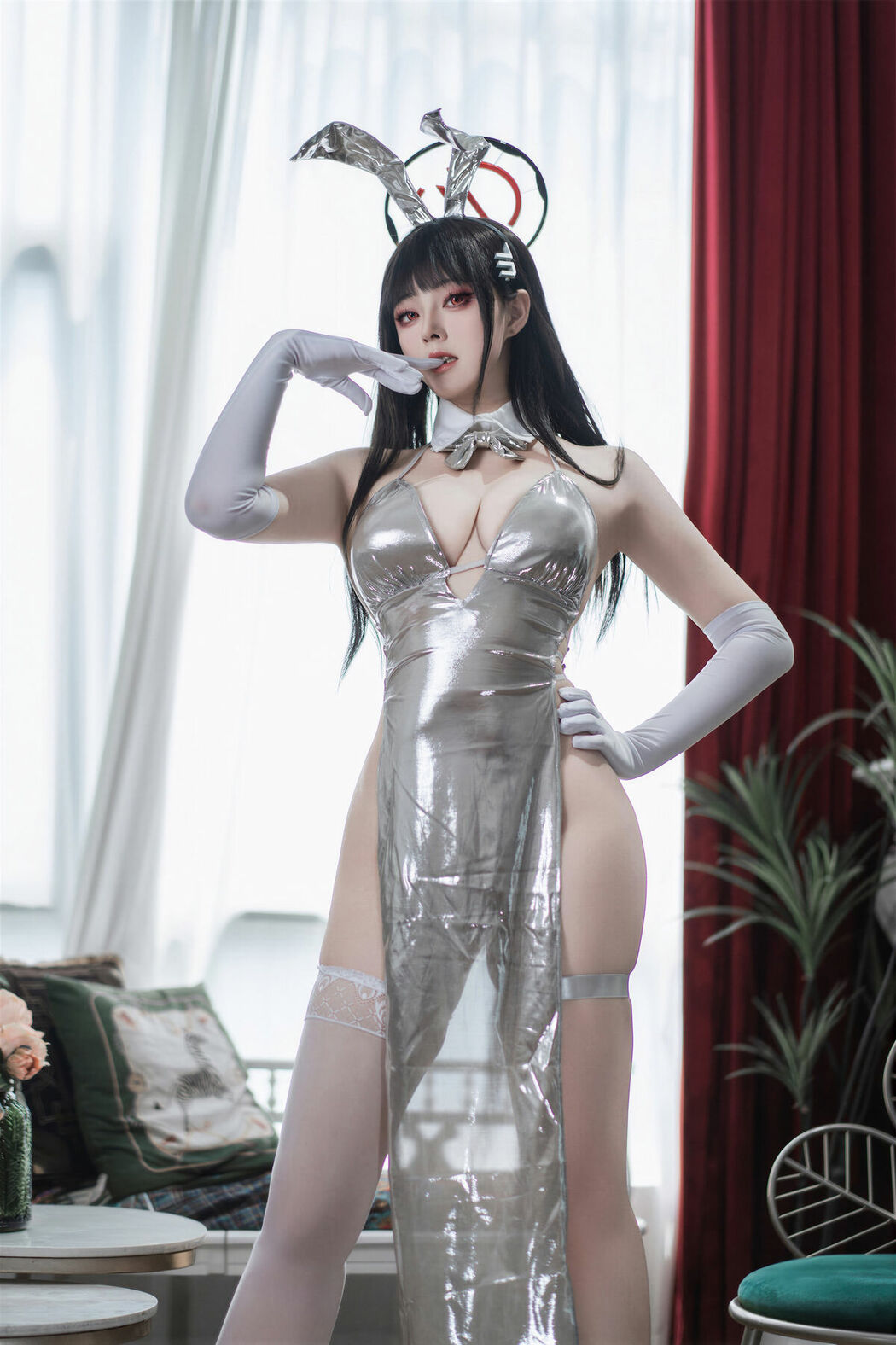 Coser@Natsuko夏夏子 – 蔚蓝档案 调月莉音礼服 (73P)