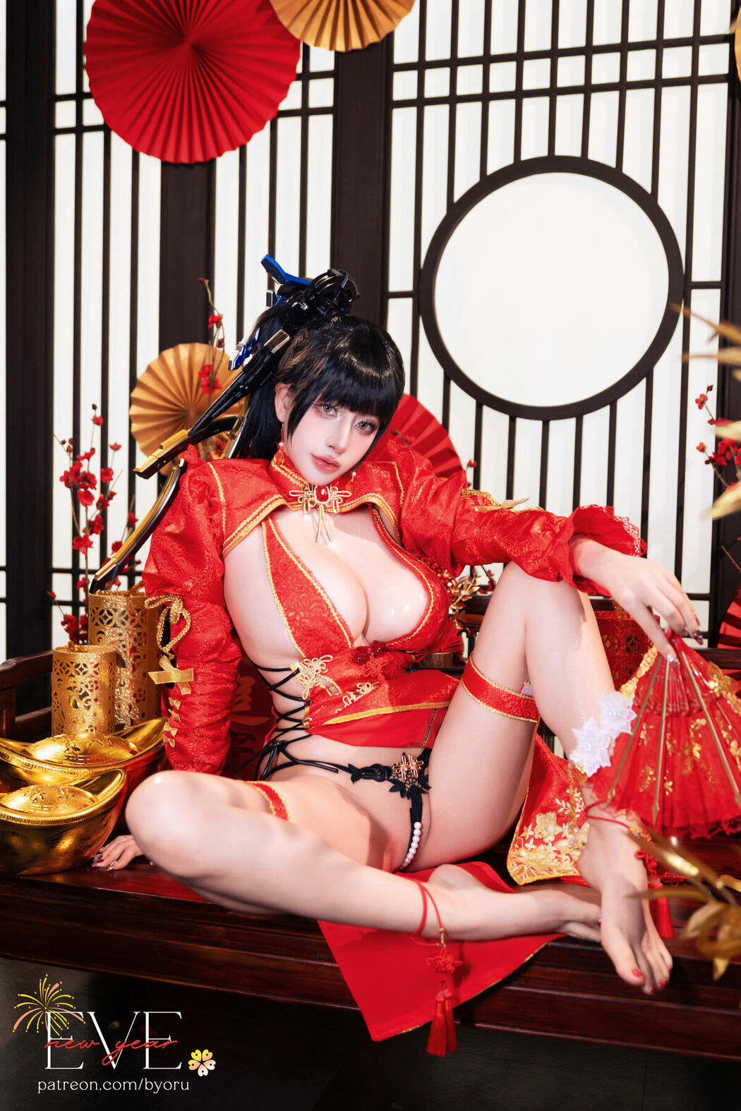 Coser@Byoru – Eve New Year Qipao (60P)