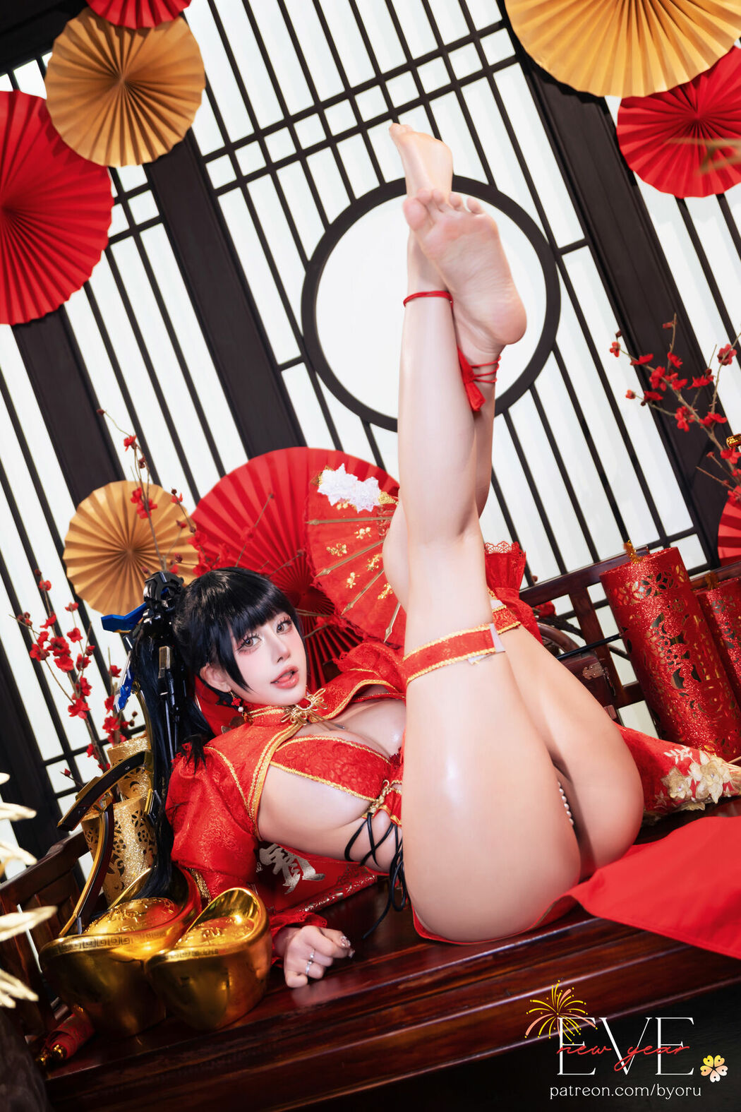 Coser@Byoru – Eve New Year Qipao (60P)