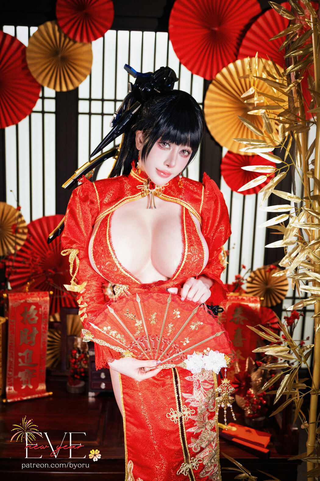 Coser@Byoru – Eve New Year Qipao (60P)