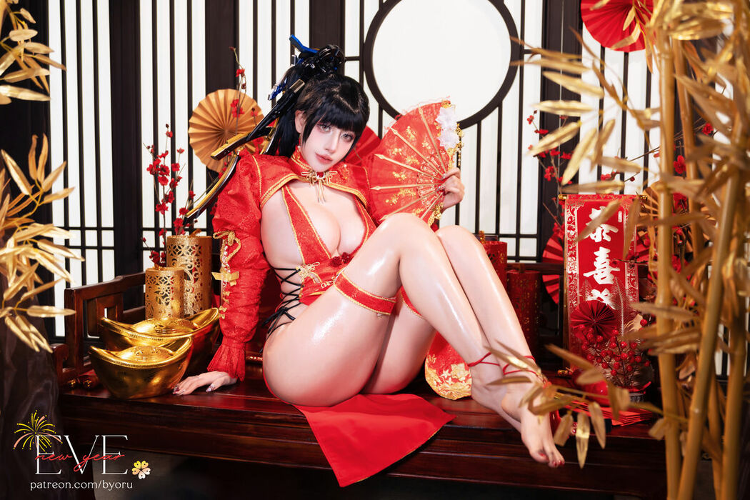 Coser@Byoru – Eve New Year Qipao (60P)