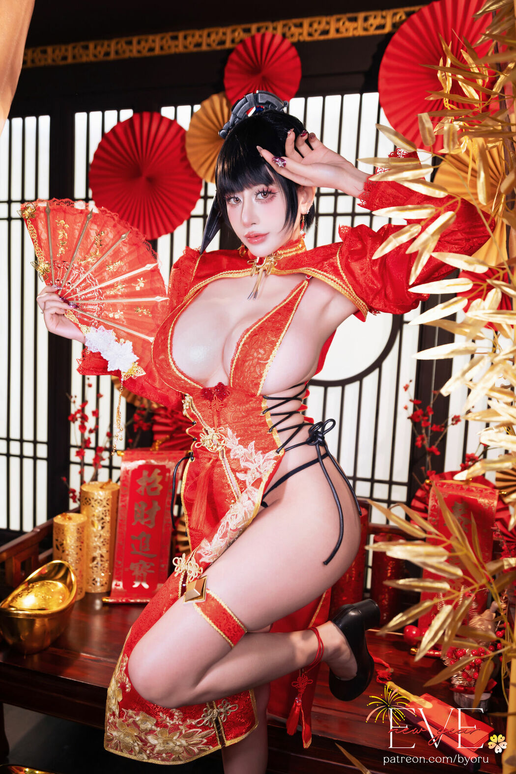 Coser@Byoru – Eve New Year Qipao (60P)