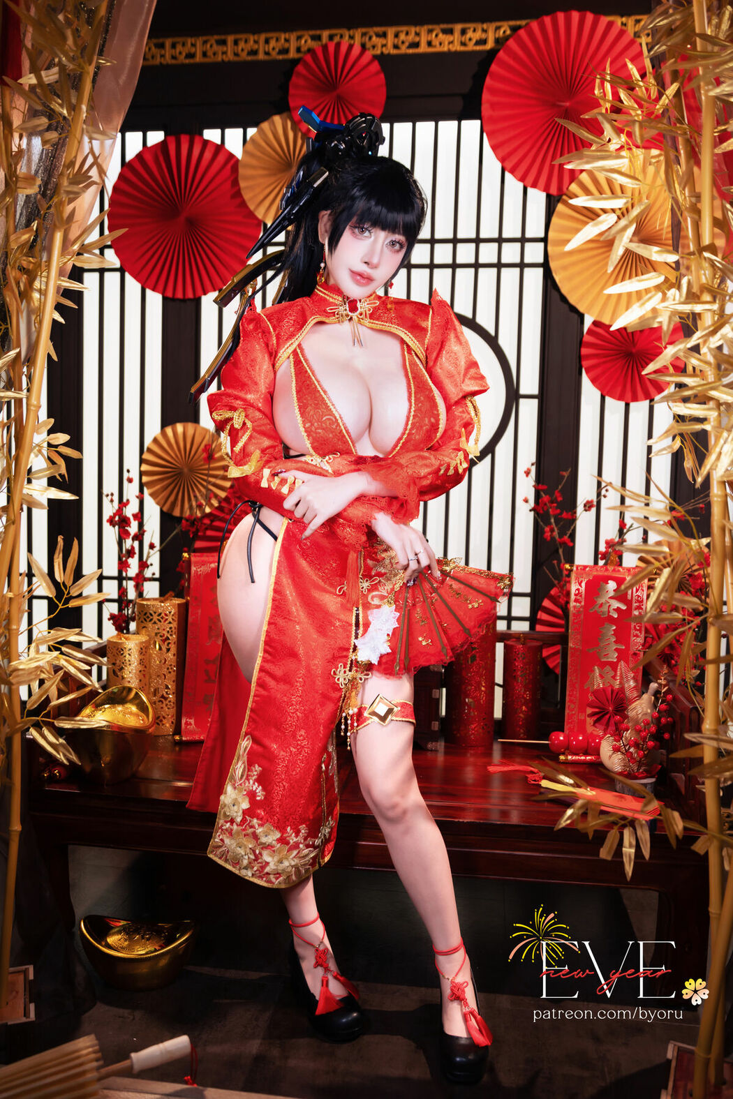 Coser@Byoru – Eve New Year Qipao (60P)