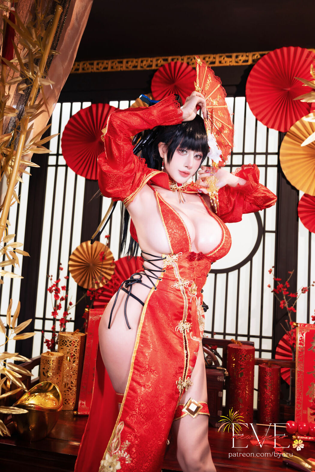 Coser@Byoru – Eve New Year Qipao (60P)