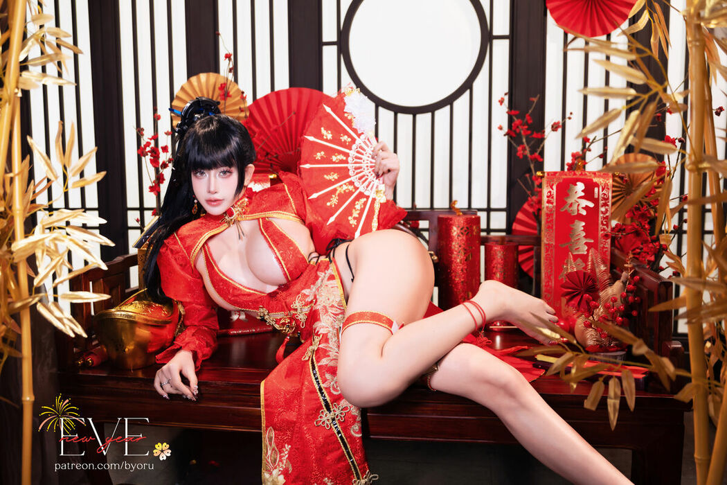 Coser@Byoru – Eve New Year Qipao (60P)