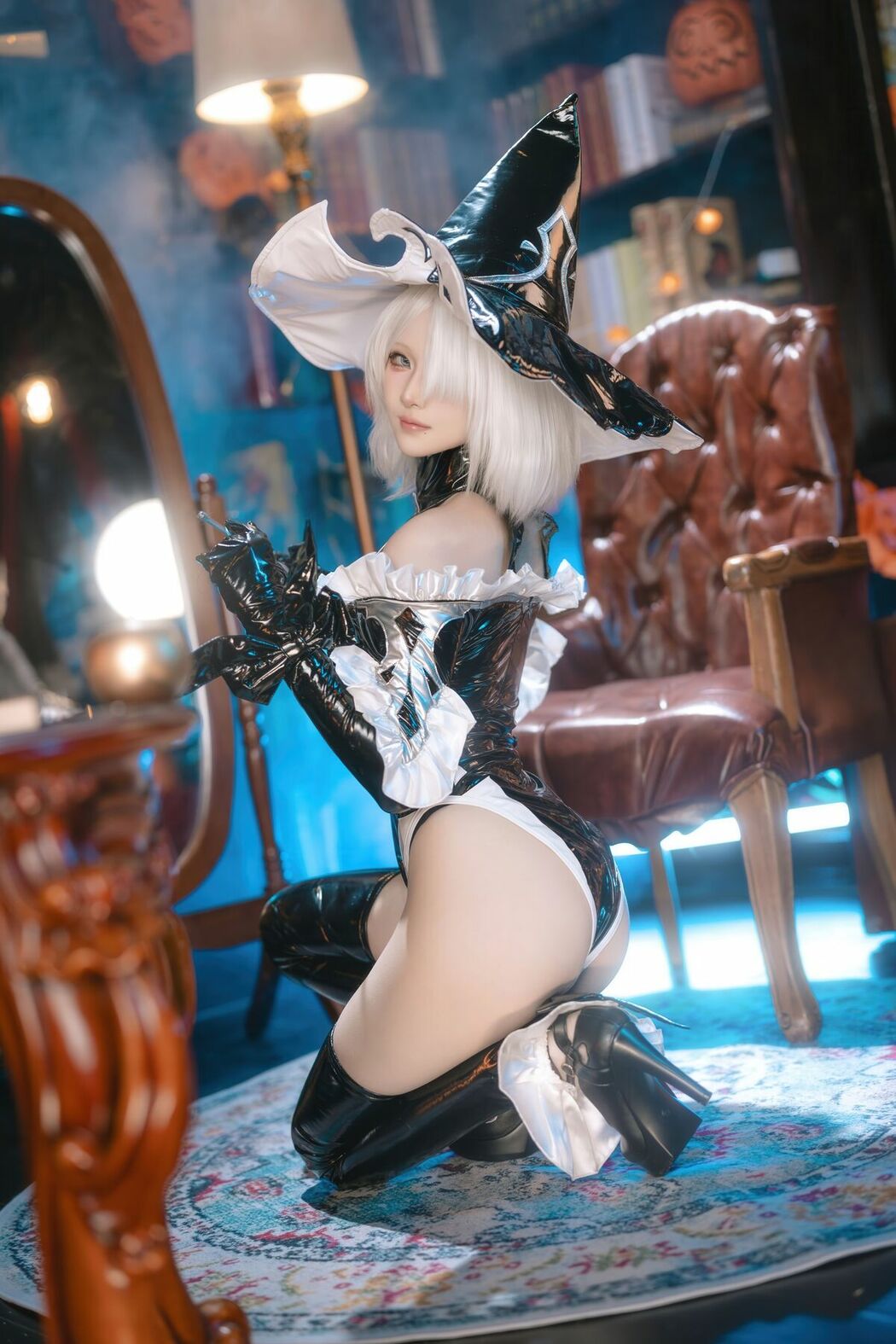 Coser@屿鱼 – 尼尔 机械纪元 2B 万圣女巫同人 (71P)