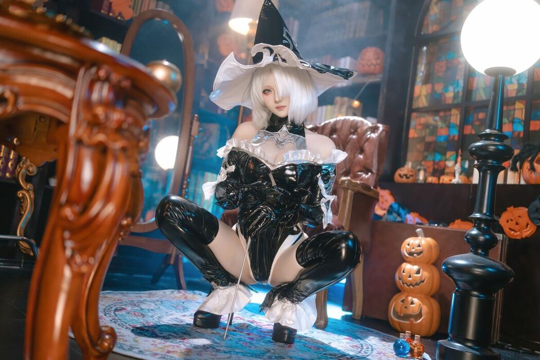 Coser@屿鱼 – 尼尔 机械纪元 2B 万圣女巫同人 (71P)