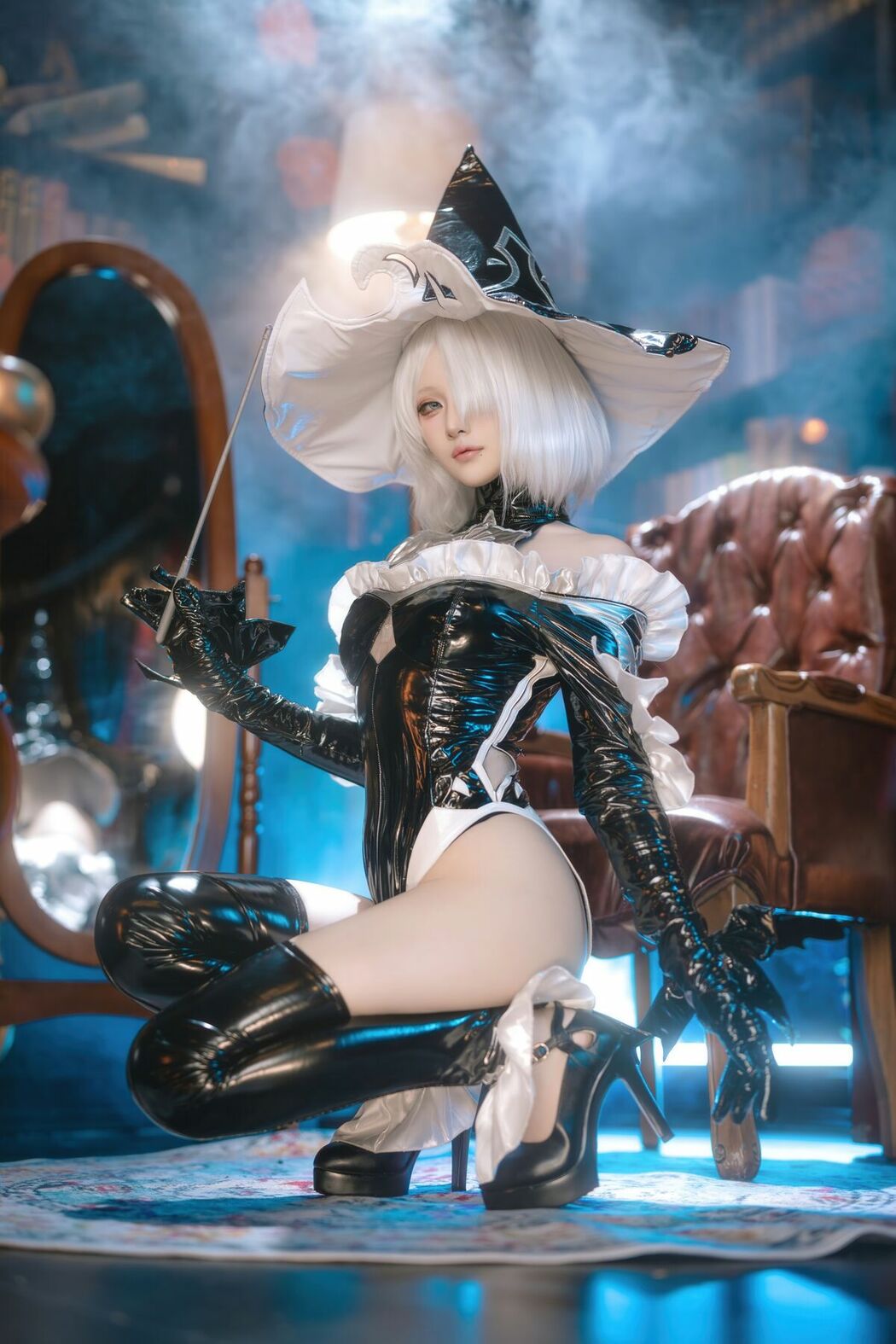Coser@屿鱼 – 尼尔 机械纪元 2B 万圣女巫同人 (71P)