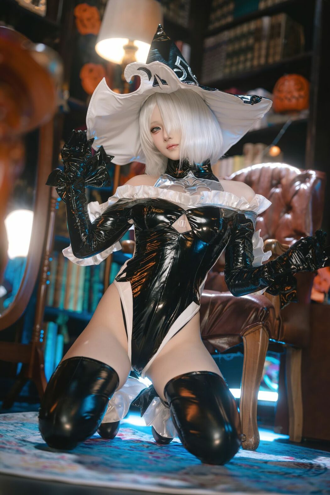 Coser@屿鱼 – 尼尔 机械纪元 2B 万圣女巫同人 (71P)