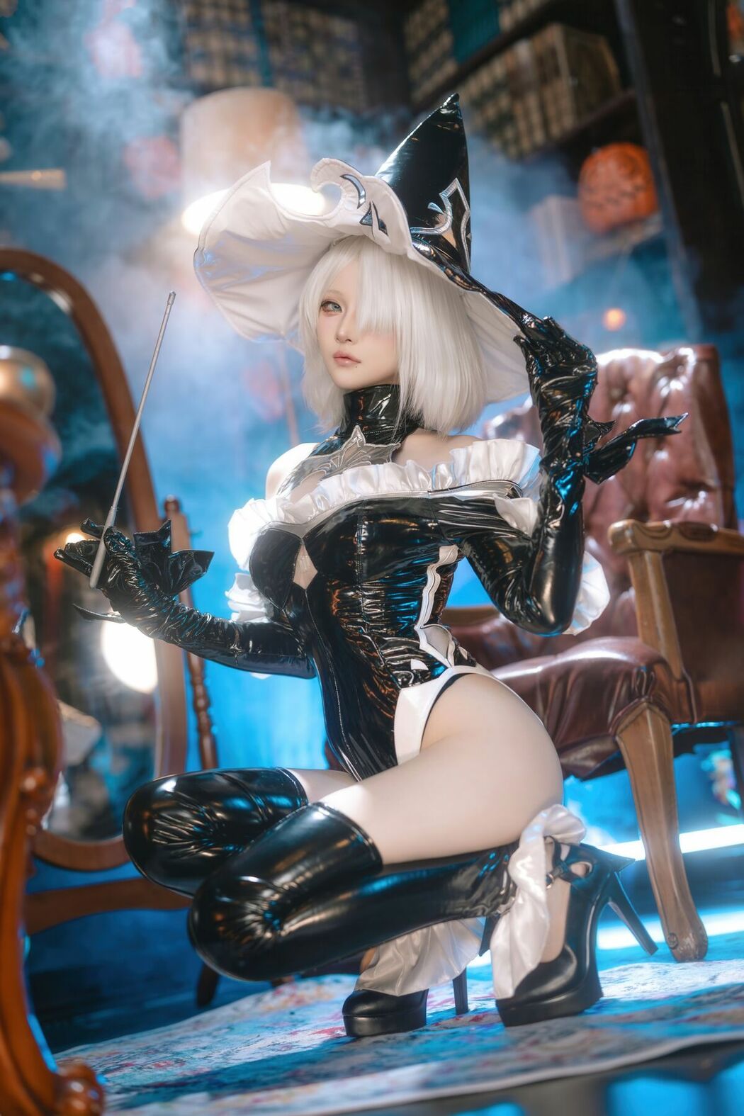 Coser@屿鱼 – 尼尔 机械纪元 2B 万圣女巫同人 (71P)