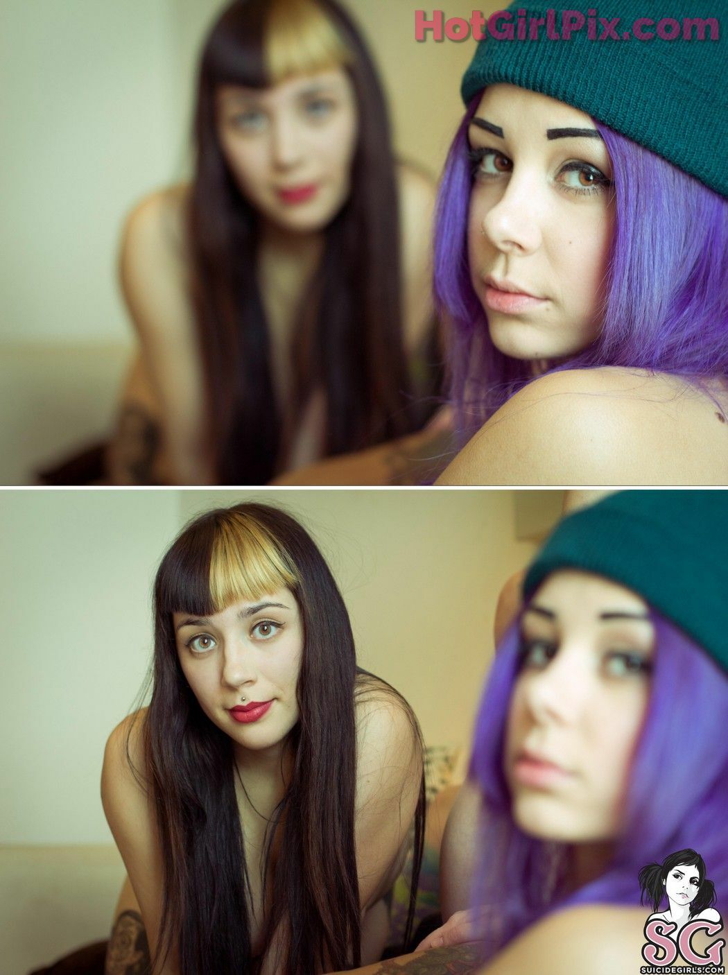 [Suicide Girls] plum & Caia - Xmas Tea