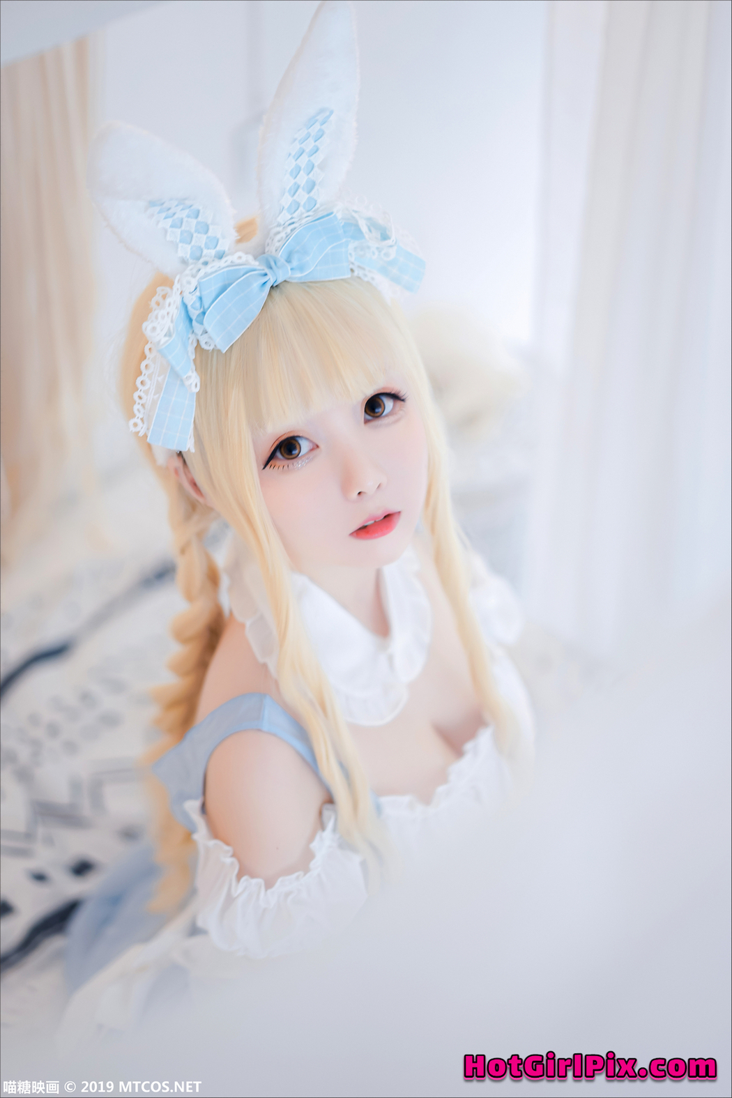 [MTCos] 喵糖映画 Vol.053 嶋葵 蓝色兔子