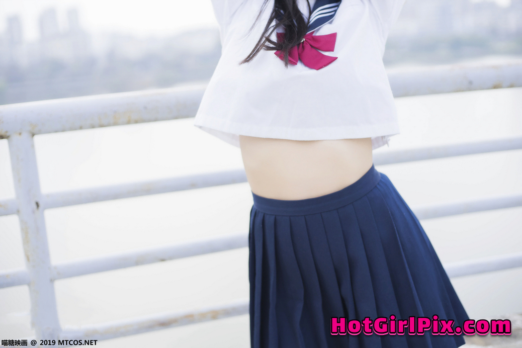 [MTCos] 喵糖映画 Vol.067 半度度度喵 喵喵的白丝水手服