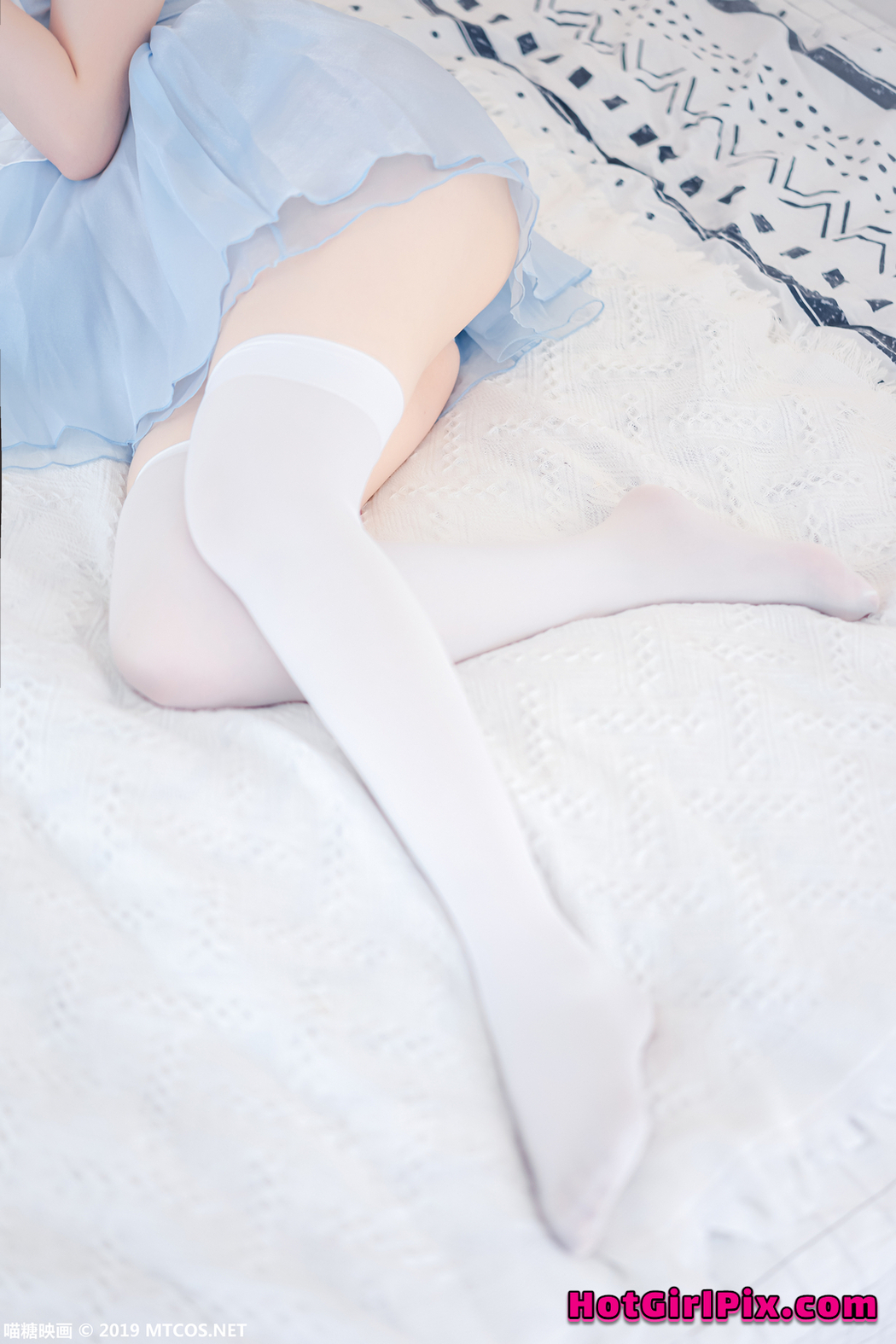 [MTCos] 喵糖映画 Vol.053 嶋葵 蓝色兔子