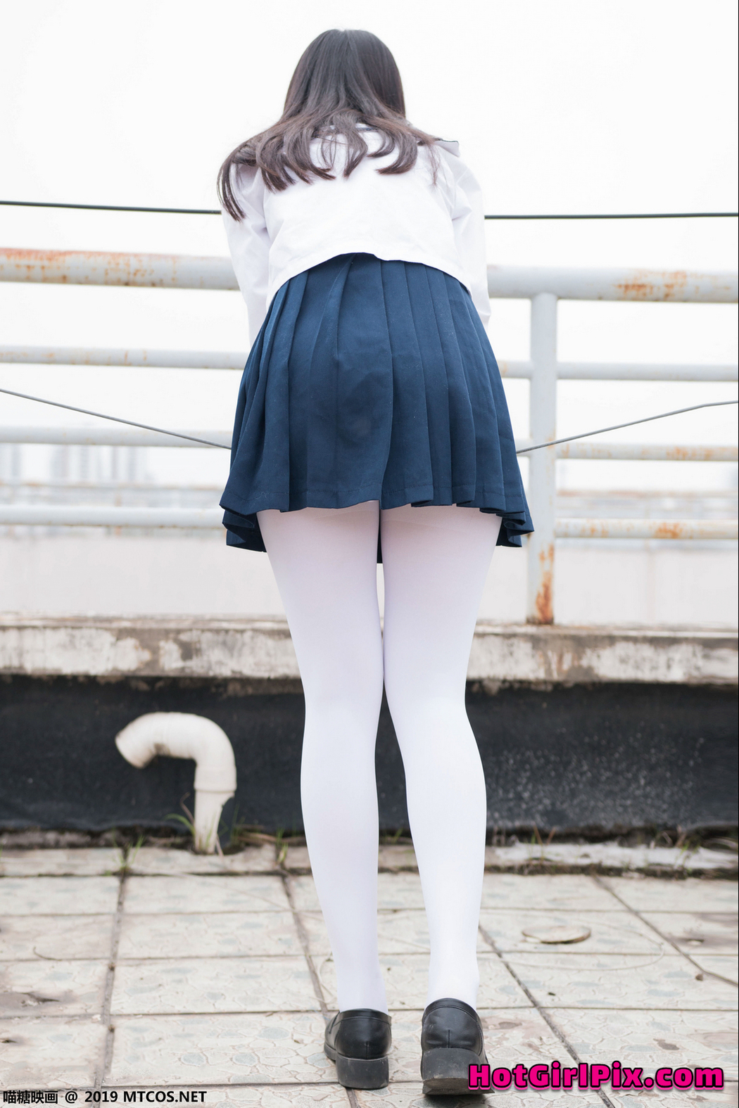 [MTCos] 喵糖映画 Vol.067 半度度度喵 喵喵的白丝水手服