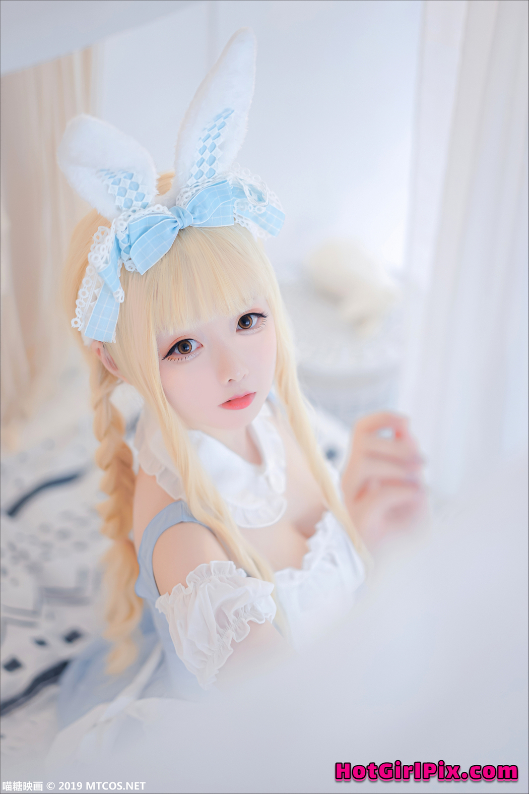 [MTCos] 喵糖映画 Vol.053 嶋葵 蓝色兔子
