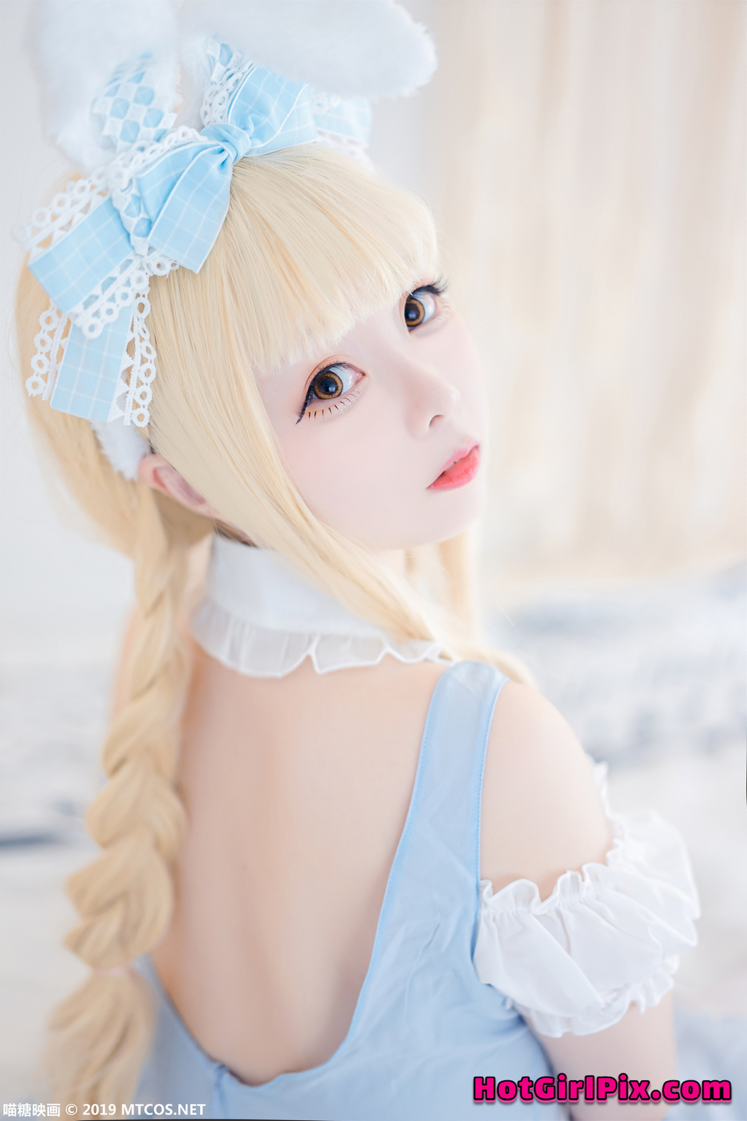 [MTCos] 喵糖映画 Vol.053 嶋葵 蓝色兔子