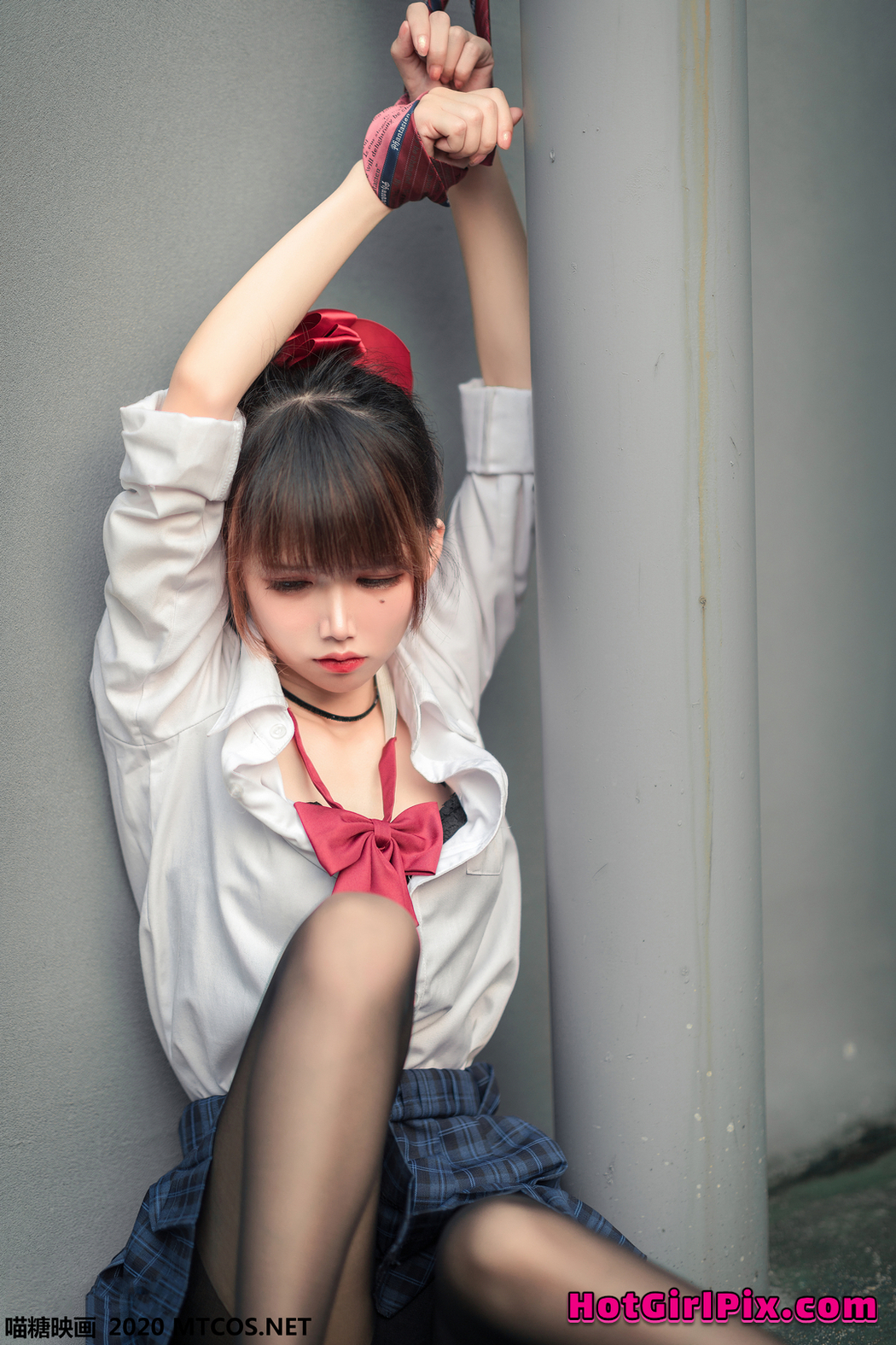 [MTCos] 喵糖映画 Vol.098 渡边爻爻爻子 JK制服少女 Cover Photo