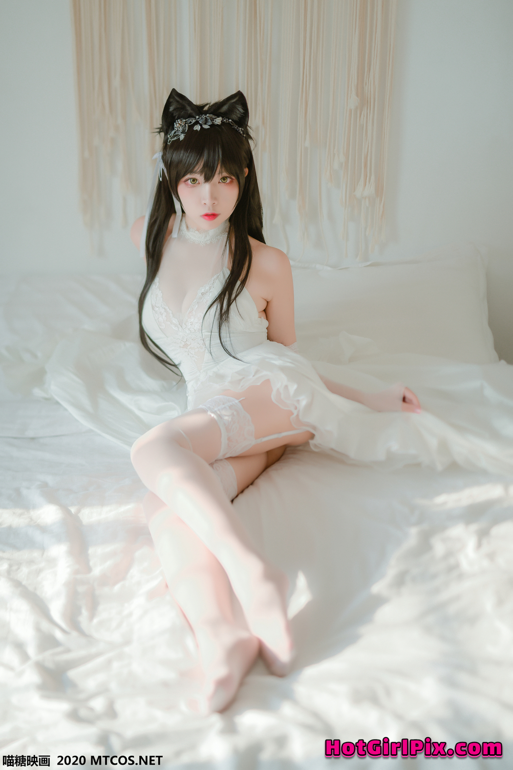 [MTCos] 喵糖映画 Vol.100 二佐Nisa 婚纱爱宕