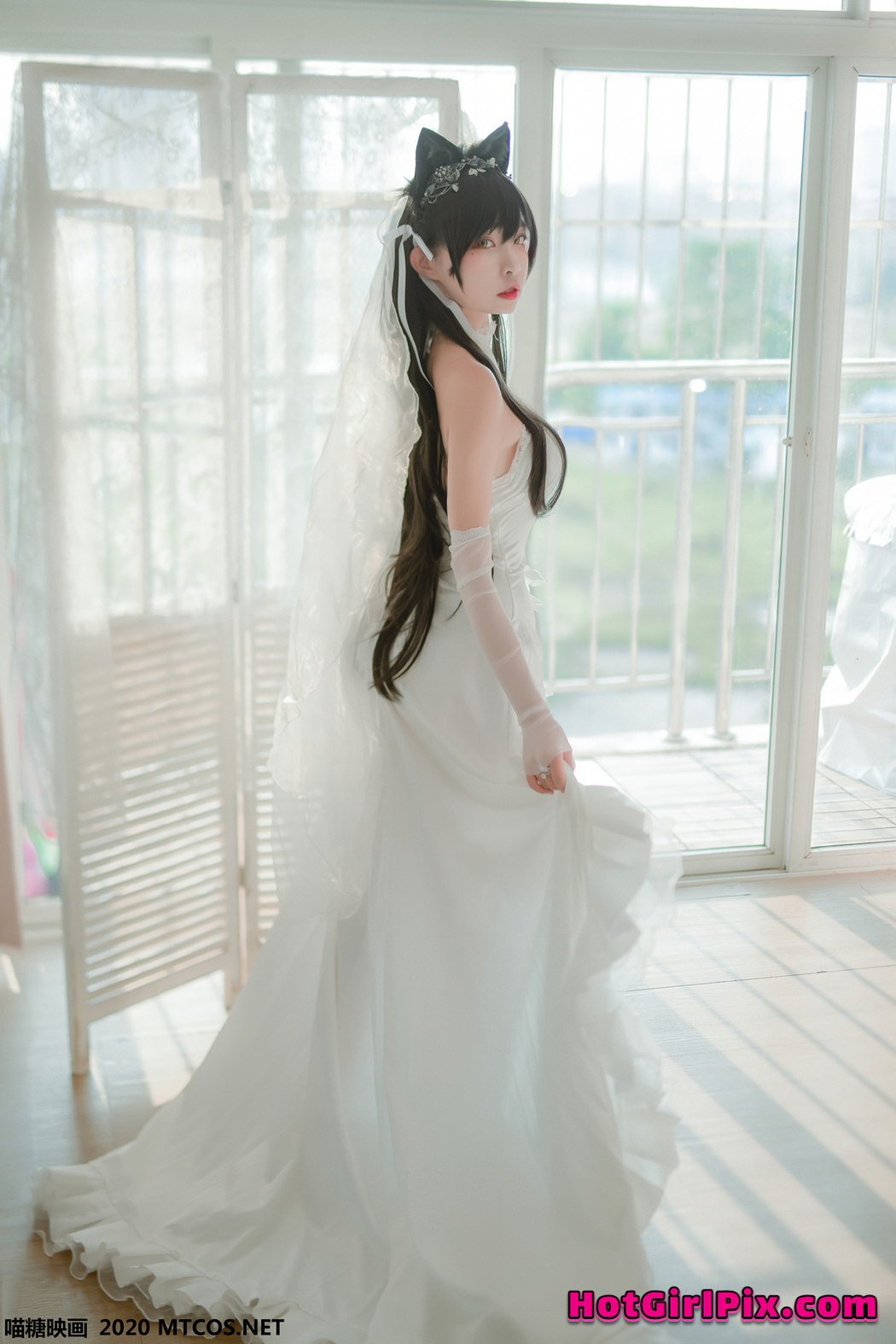 [MTCos] 喵糖映画 Vol.100 二佐Nisa 婚纱爱宕