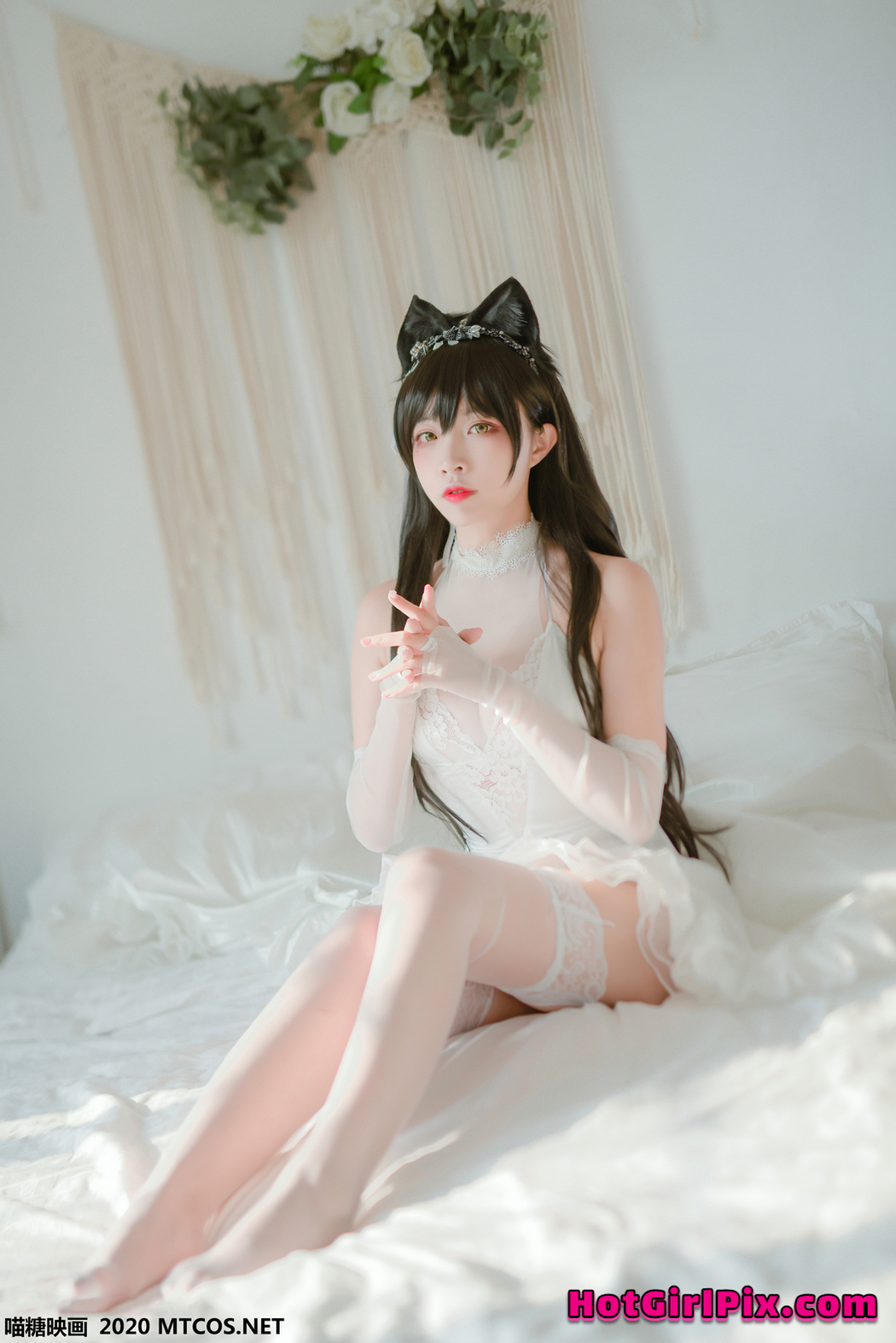 [MTCos] 喵糖映画 Vol.100 二佐Nisa 婚纱爱宕
