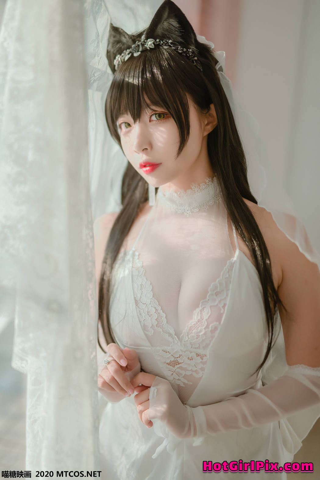 [MTCos] 喵糖映画 Vol.100 二佐Nisa 婚纱爱宕
