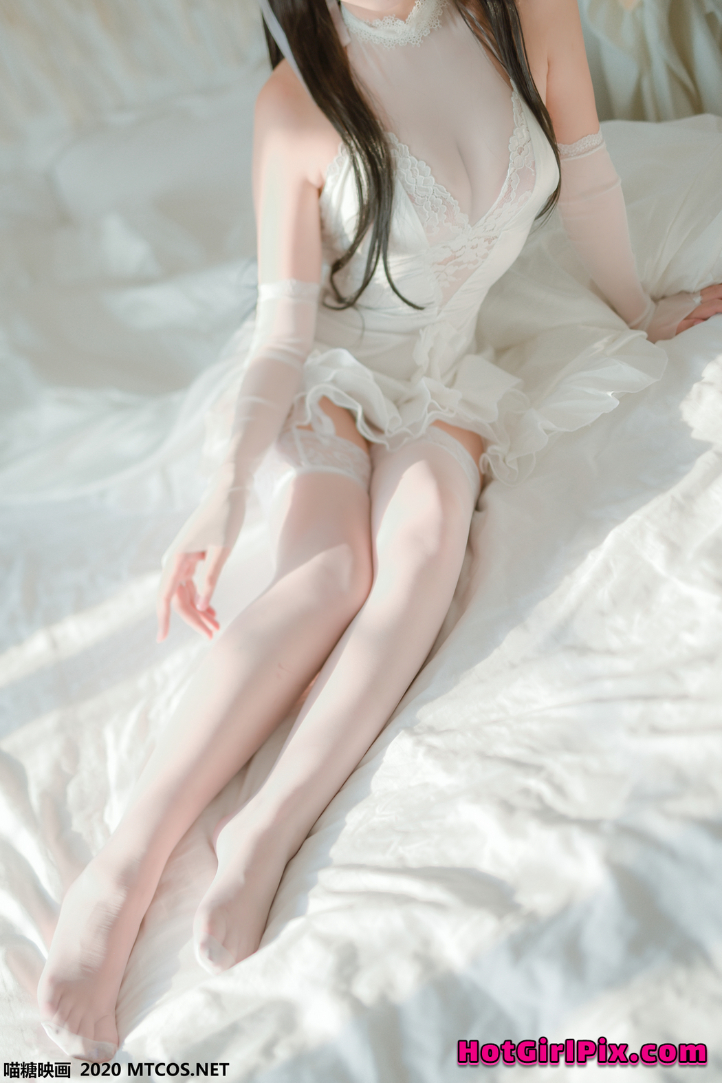 [MTCos] 喵糖映画 Vol.100 二佐Nisa 婚纱爱宕