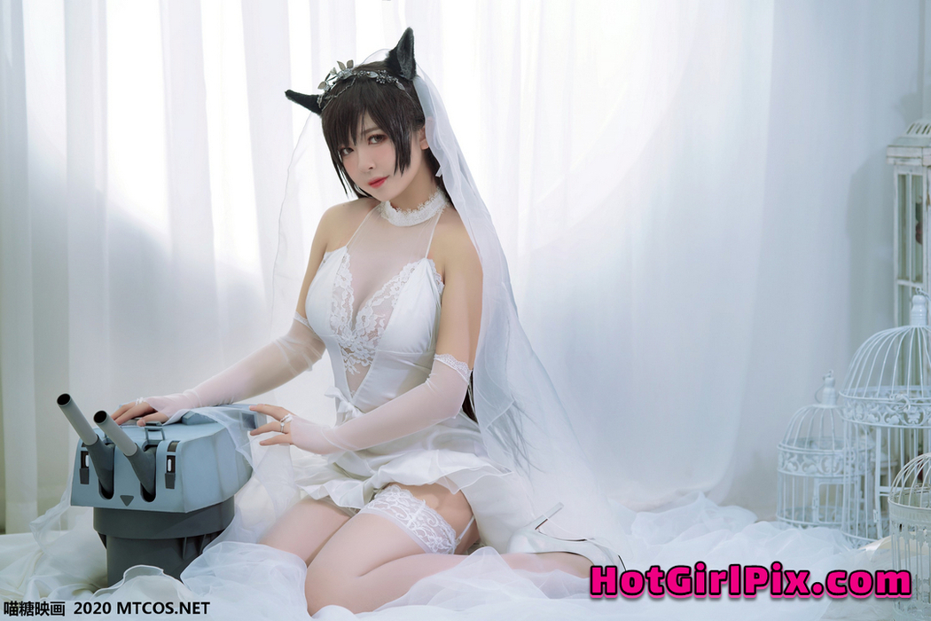 [MTCos] 喵糖映画 Vol.115 半半子 婚纱爱宕 Cover Photo
