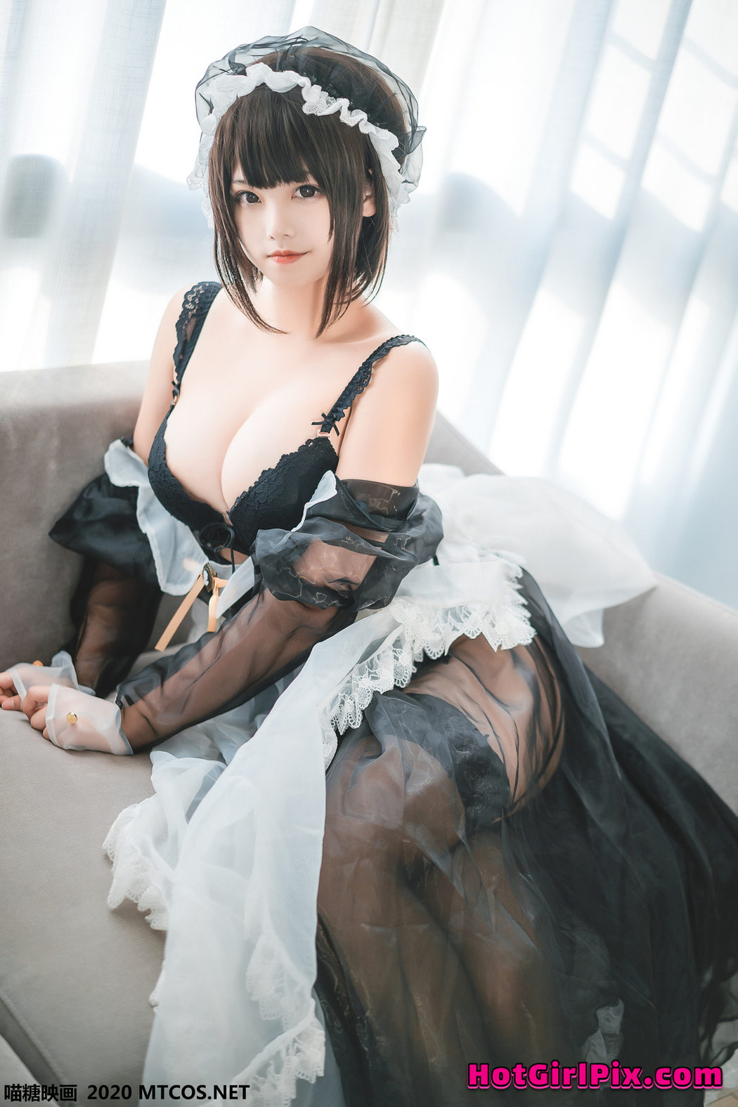 [MTCos] 喵糖映画 Vol.108 蜜汁猫裘 女仆长裙 Cover Photo