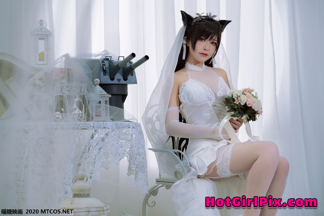 [MTCos] 喵糖映画 Vol.115 半半子 婚纱爱宕