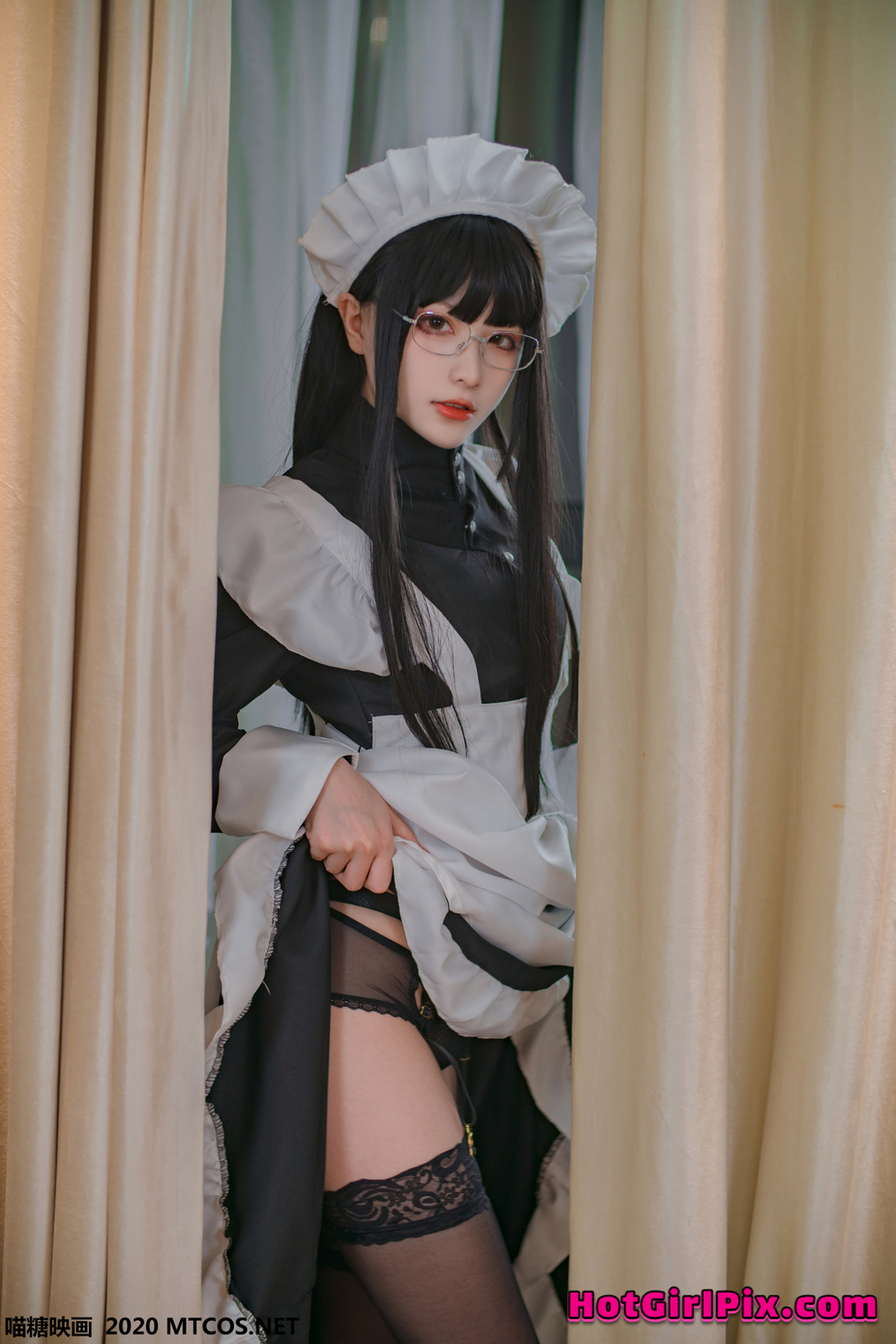 [MTCos] 喵糖映画 Vol.120 女仆眼镜娘
