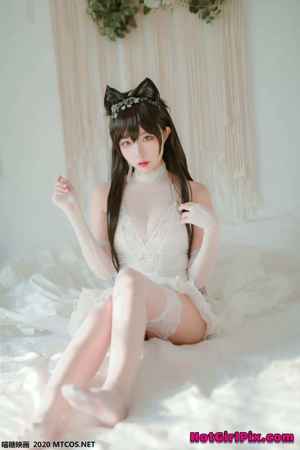 [MTCos] 喵糖映画 Vol.100 二佐Nisa 婚纱爱宕
