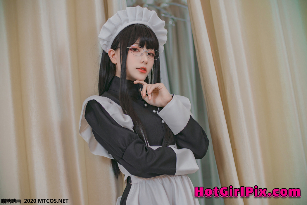 [MTCos] 喵糖映画 Vol.120 女仆眼镜娘