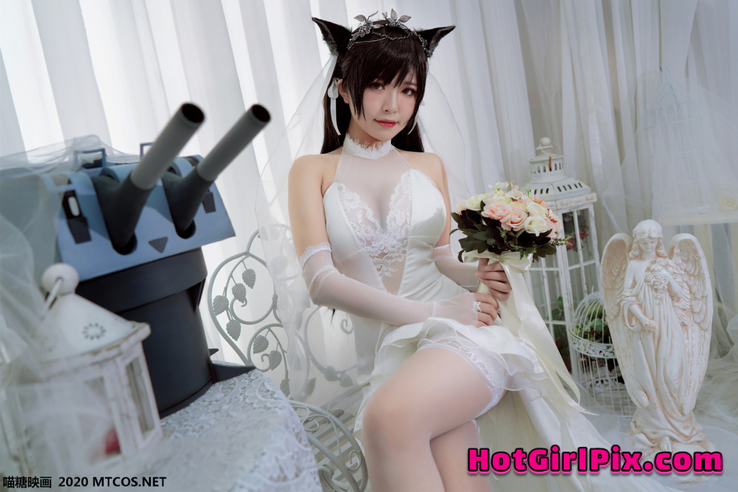 [MTCos] 喵糖映画 Vol.115 半半子 婚纱爱宕