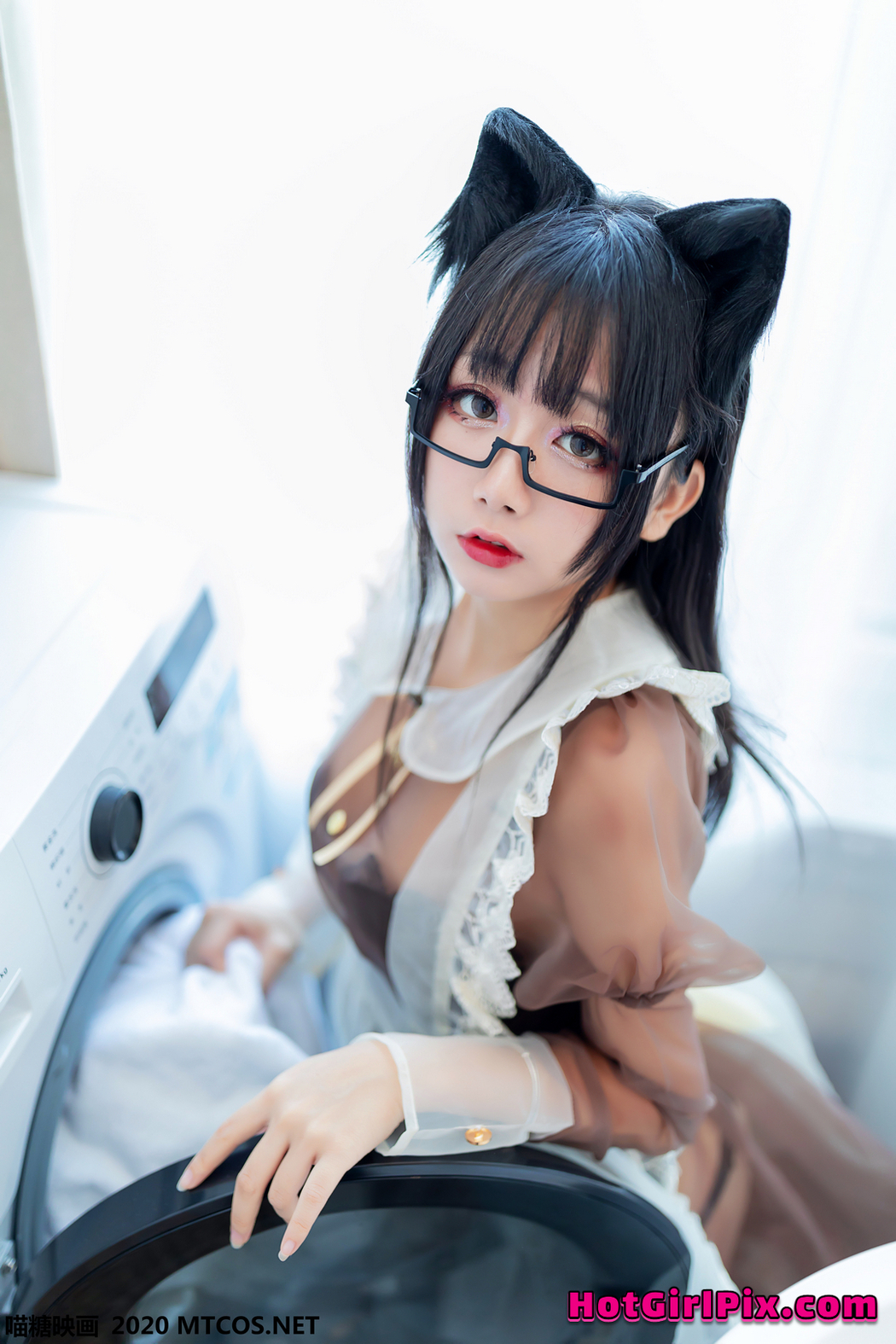[MTCos] 喵糖映画 Vol.125 棕色透明女佣