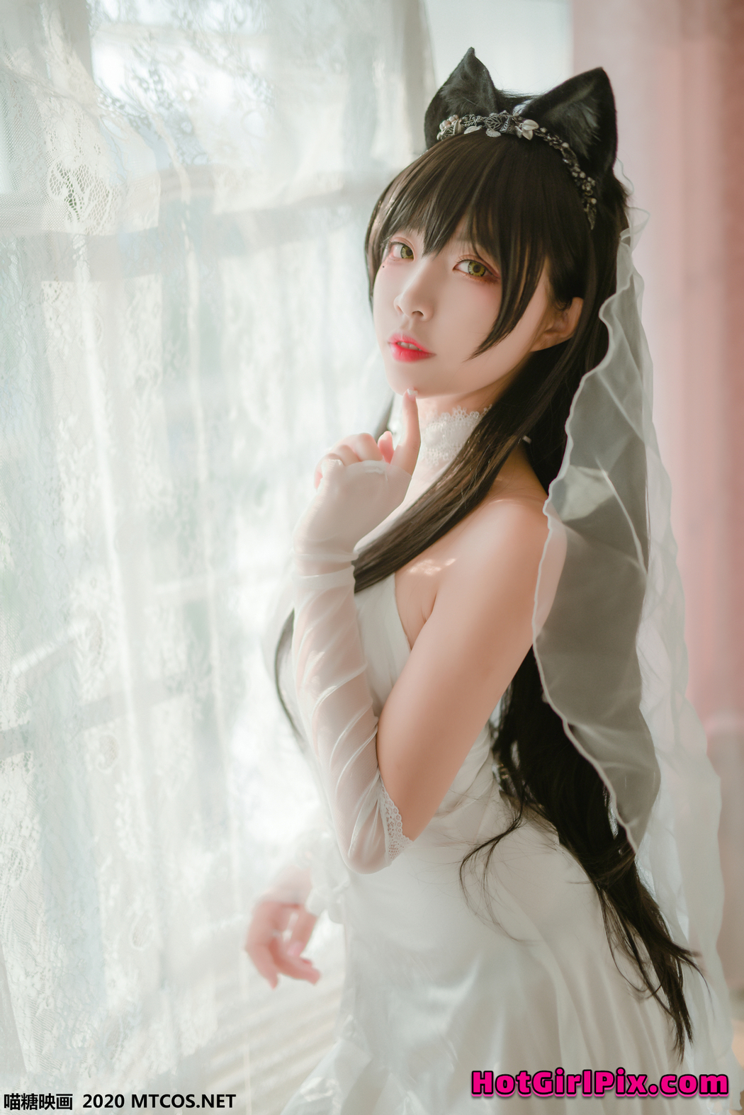 [MTCos] 喵糖映画 Vol.100 二佐Nisa 婚纱爱宕