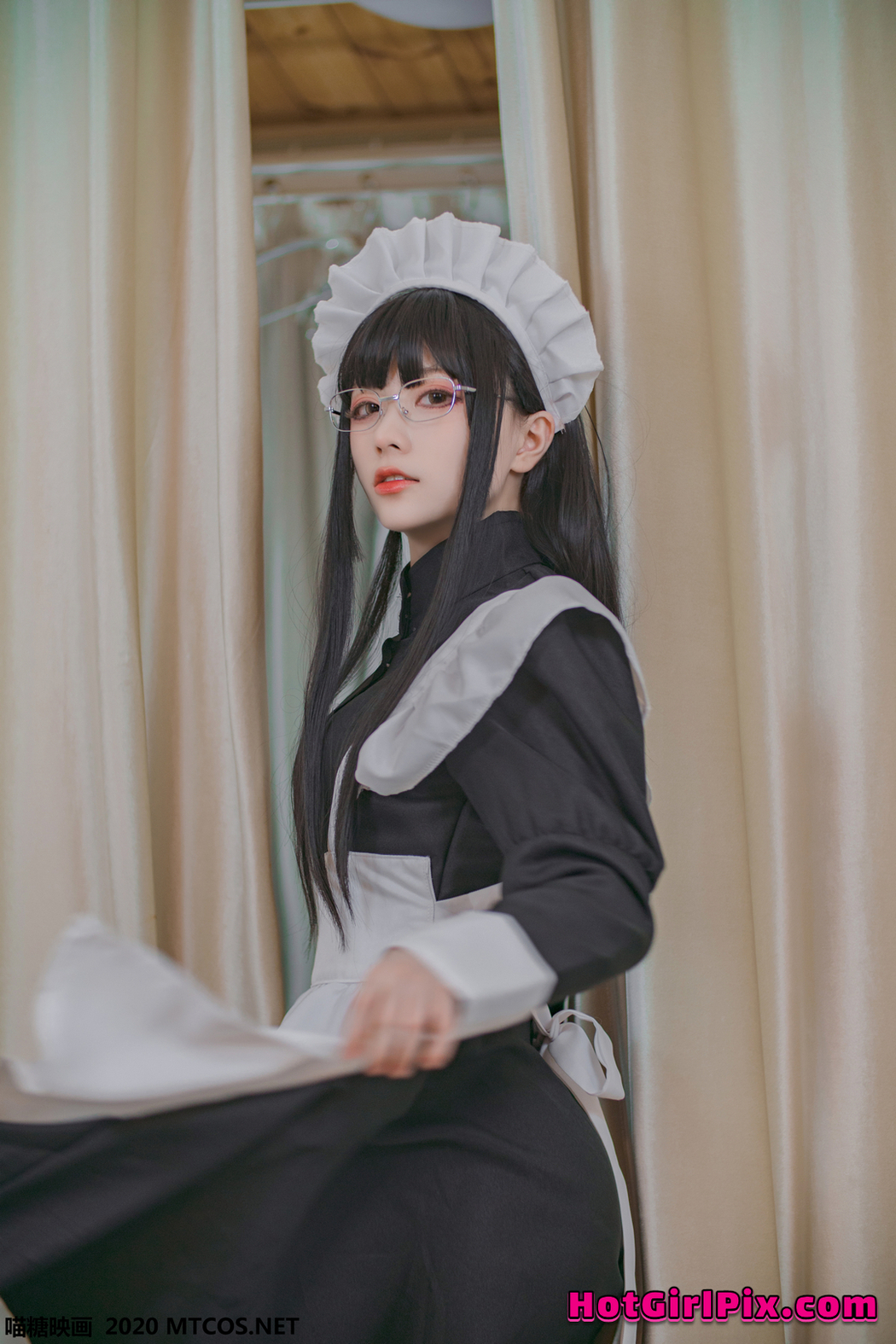 [MTCos] 喵糖映画 Vol.120 女仆眼镜娘