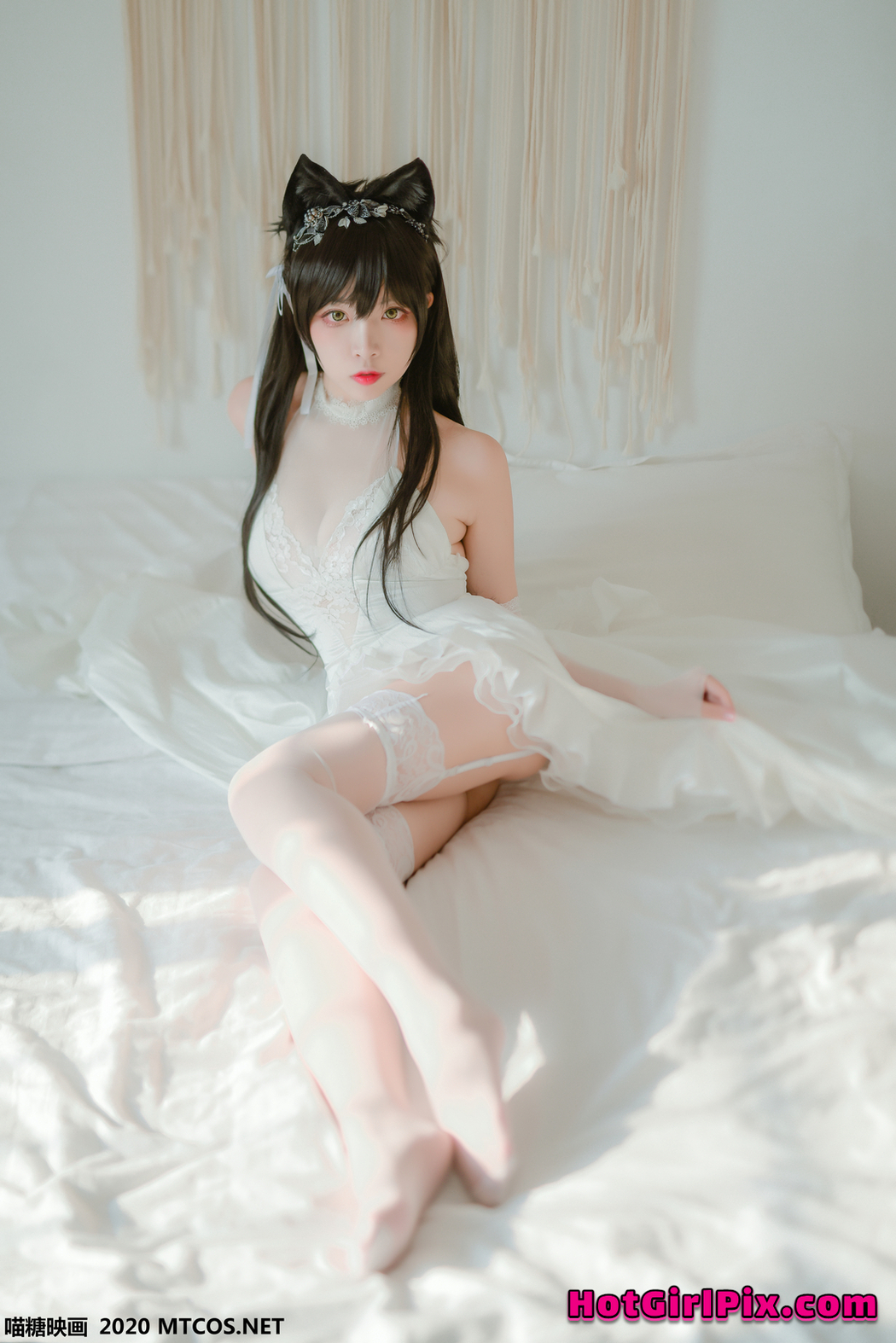[MTCos] 喵糖映画 Vol.100 二佐Nisa 婚纱爱宕