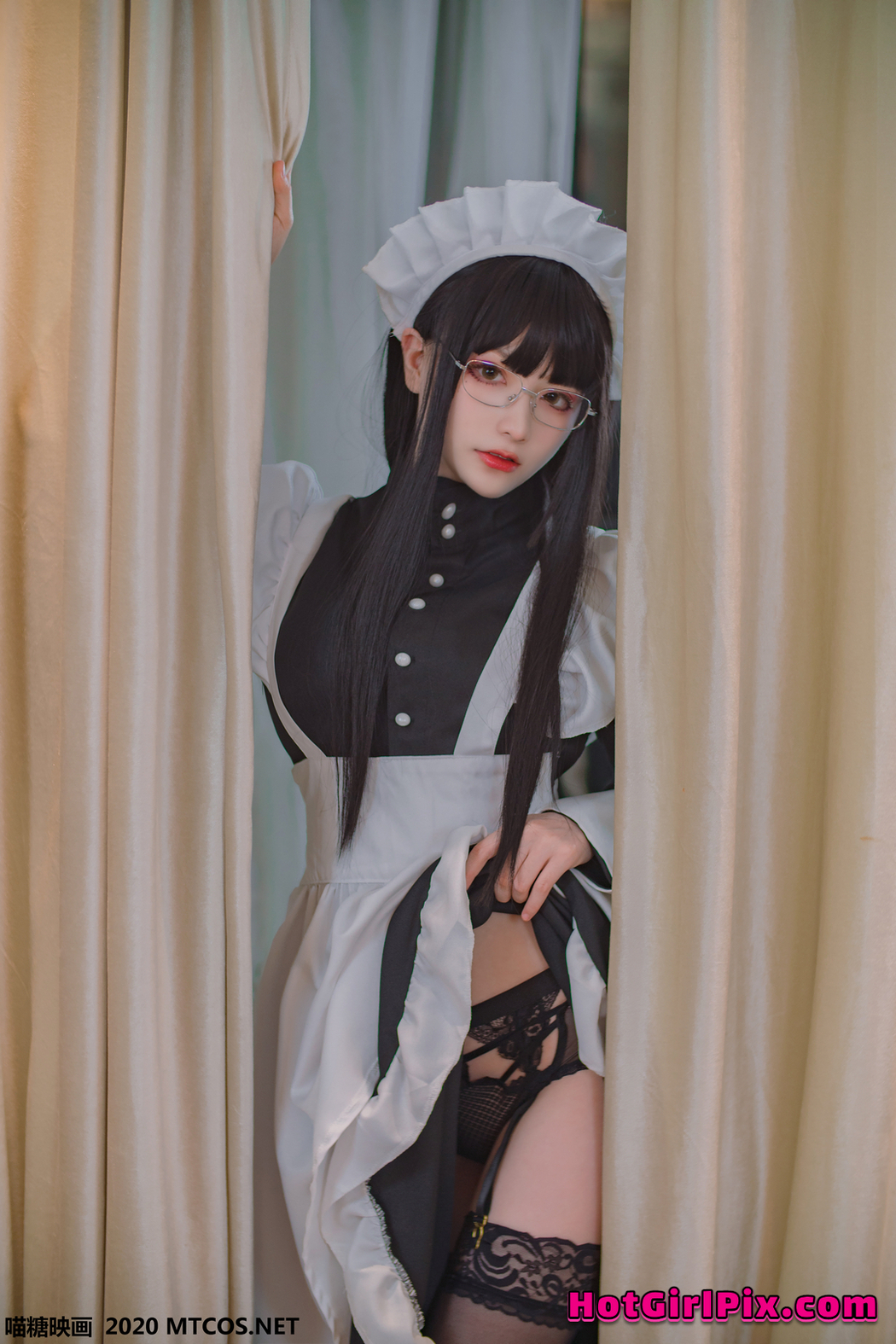 [MTCos] 喵糖映画 Vol.120 女仆眼镜娘